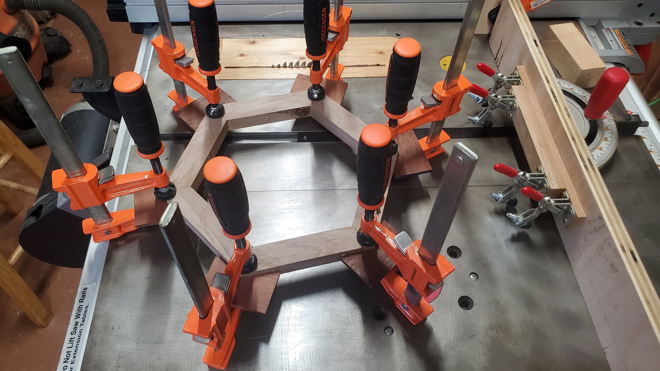 Clamping in the splines