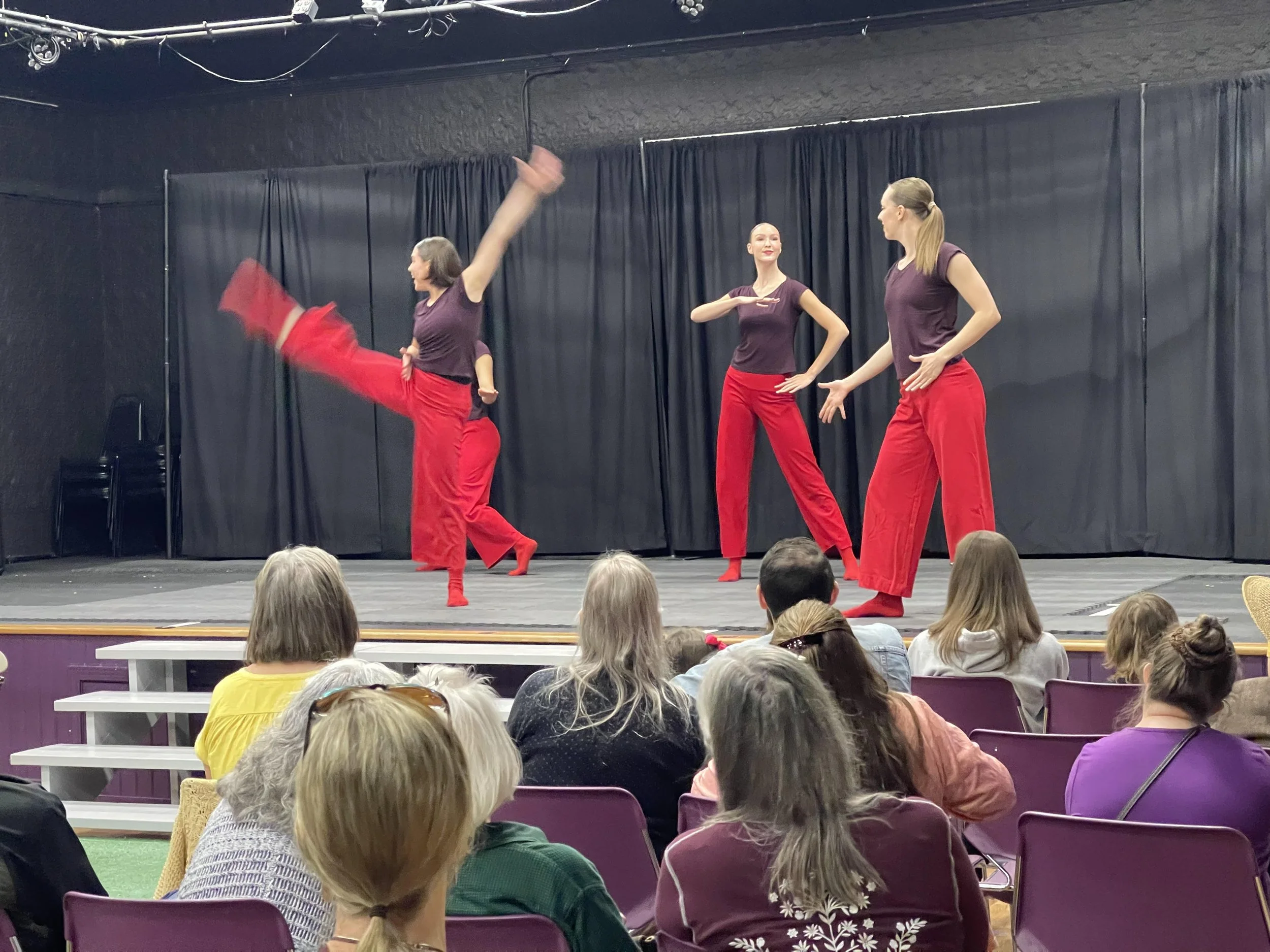 The Ellen Sinopoli Dance Company performed at SLCA as part of the Spring Merchant Market.