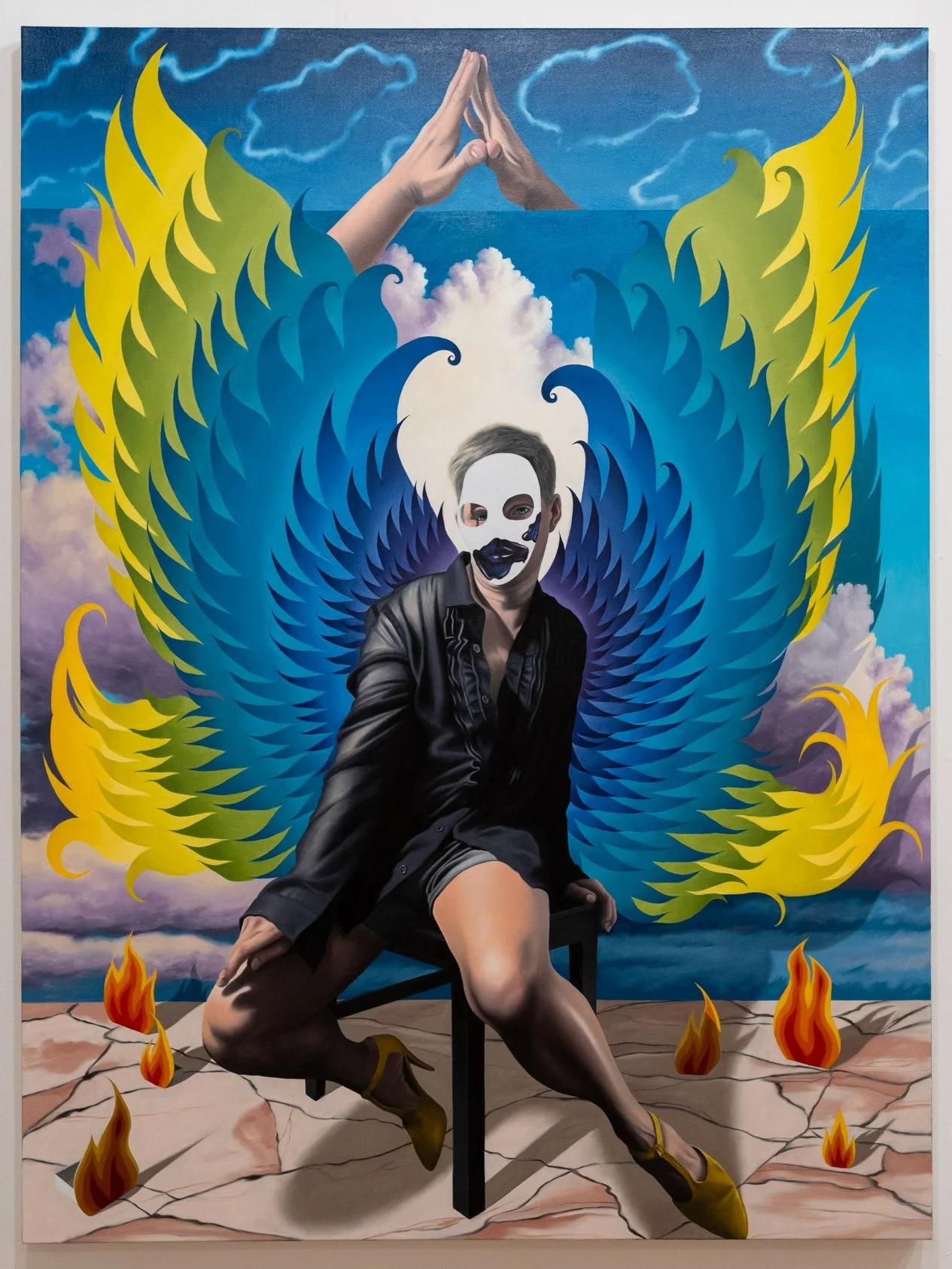 Ben Tollefson: A Way of Stretching Time, 2026. Oil on canvas, 48 x 36 inches.