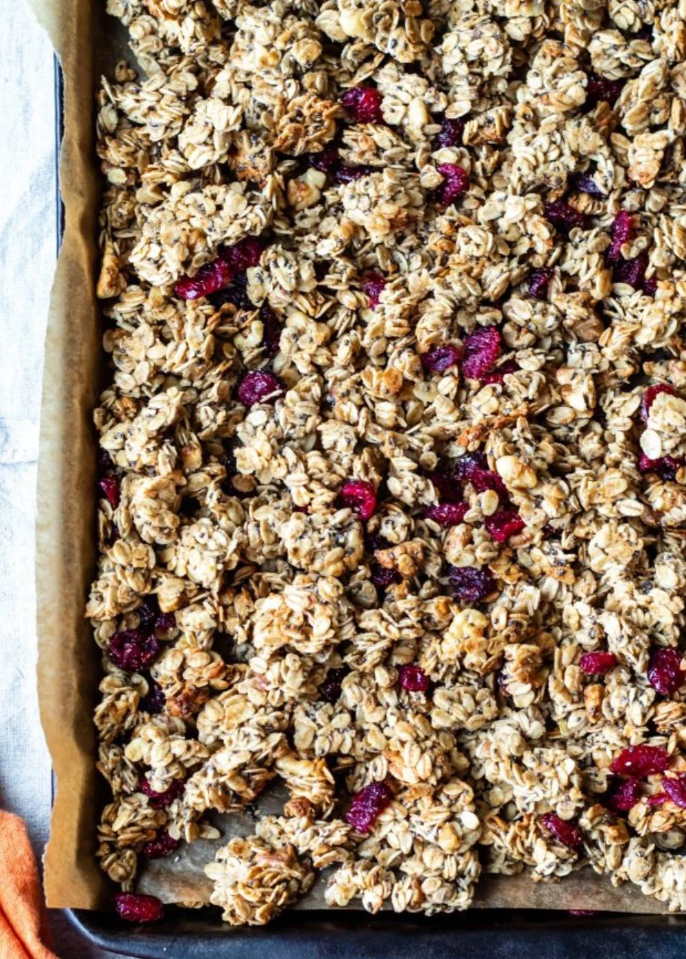 Raspberry Orange Granola (V)