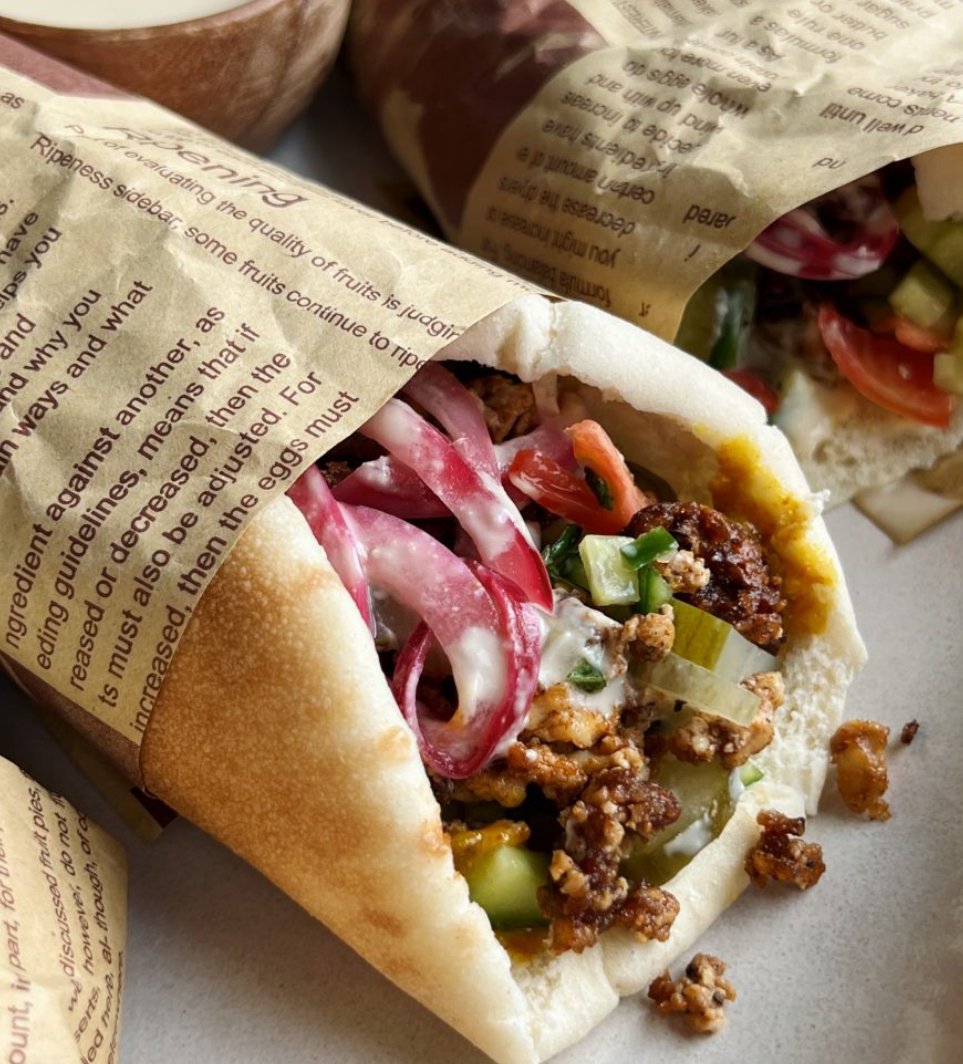 Shawarma Tofu Wrap (V)