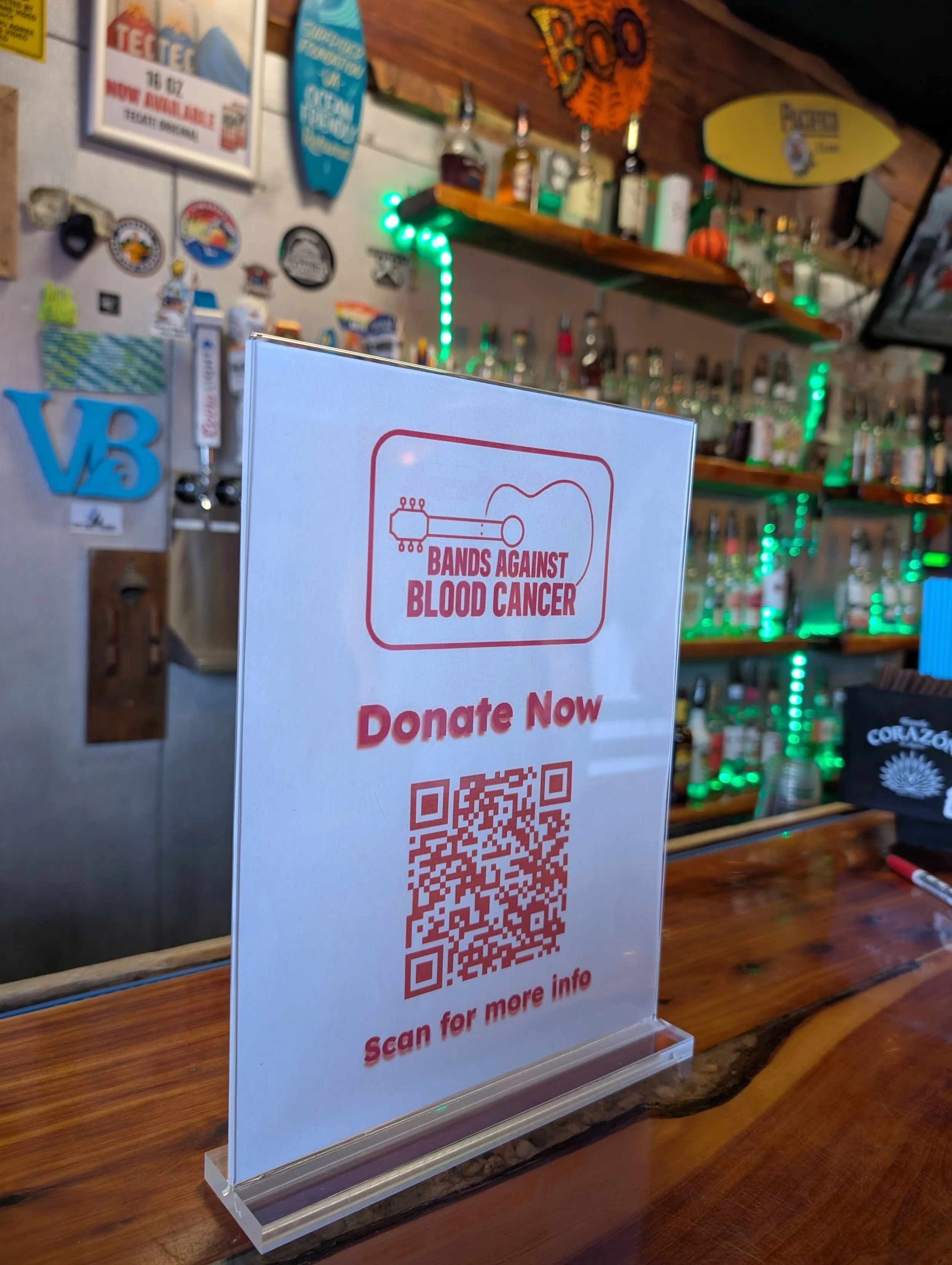 Donate Now Signage at Event