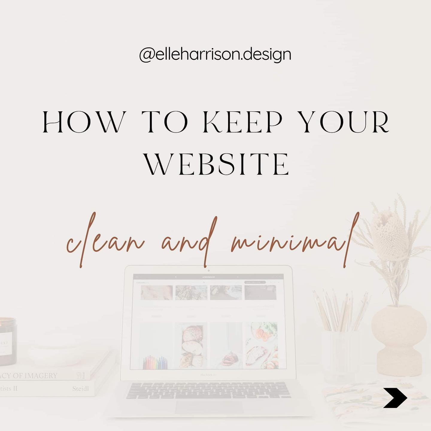 It&rsquo;s no secret that I&rsquo;m a huge fan of minimal, clean websites and overall design. 

There&rsquo;s just something about the simplicity and elegance of it that truly speaks to me.

One of the reasons I love designing websites in this style 