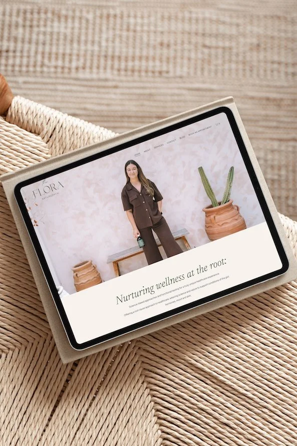 The Flora Naturopath - Website design for Naturopath
