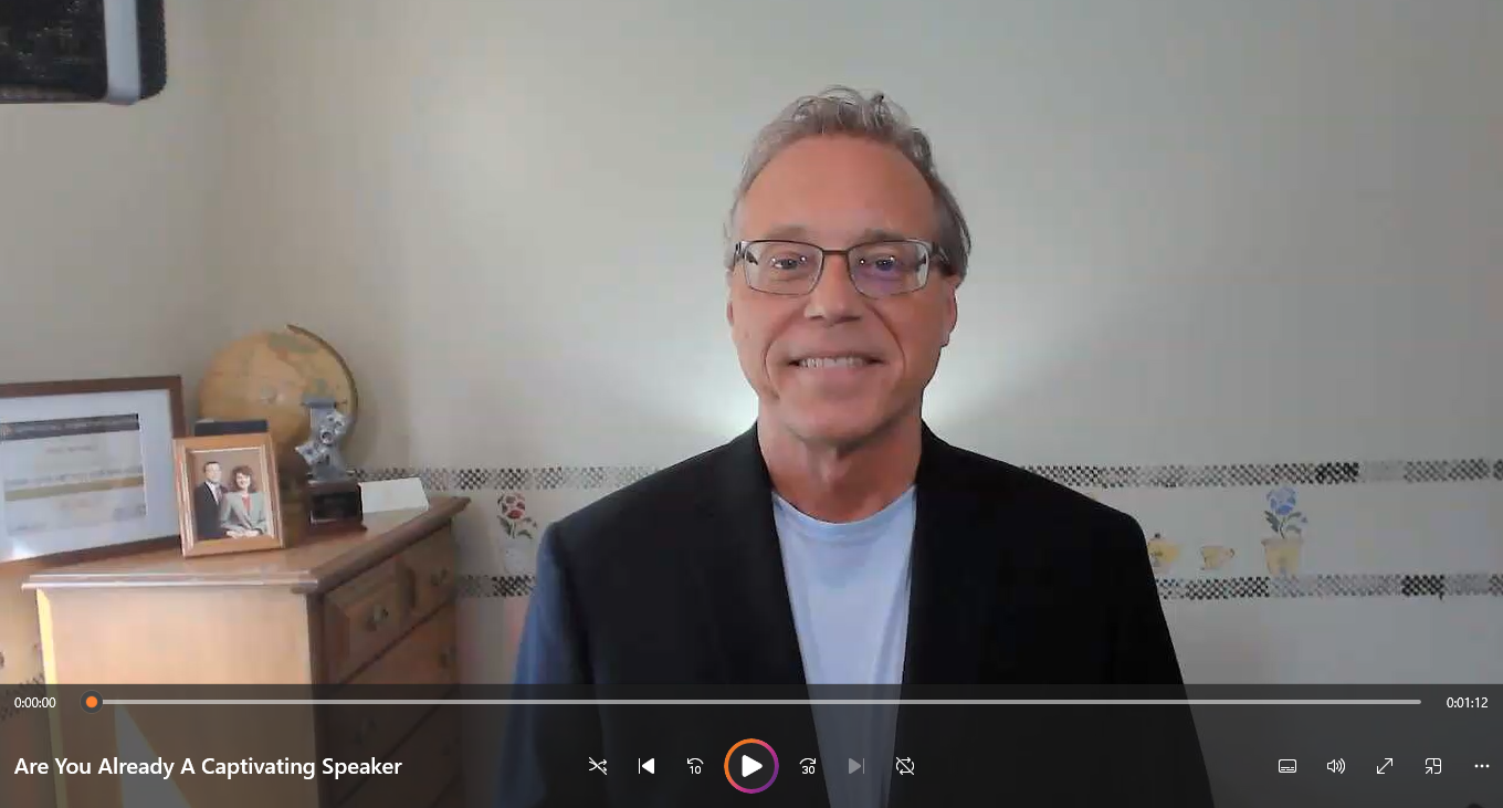 Are You Already A Captivating Speaker?