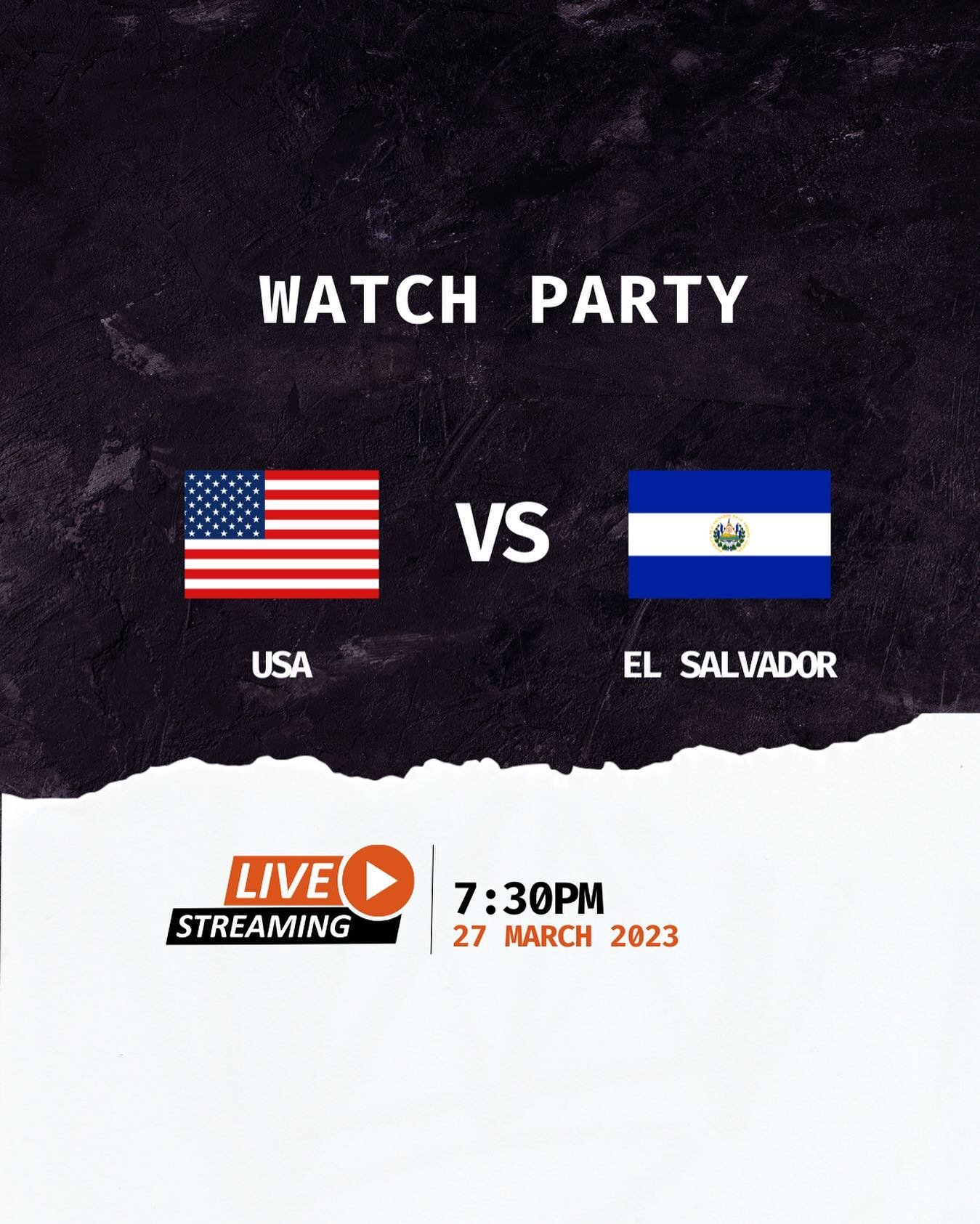 USMNT today at 7:30pm. Happy hour from 4pm-7pm!