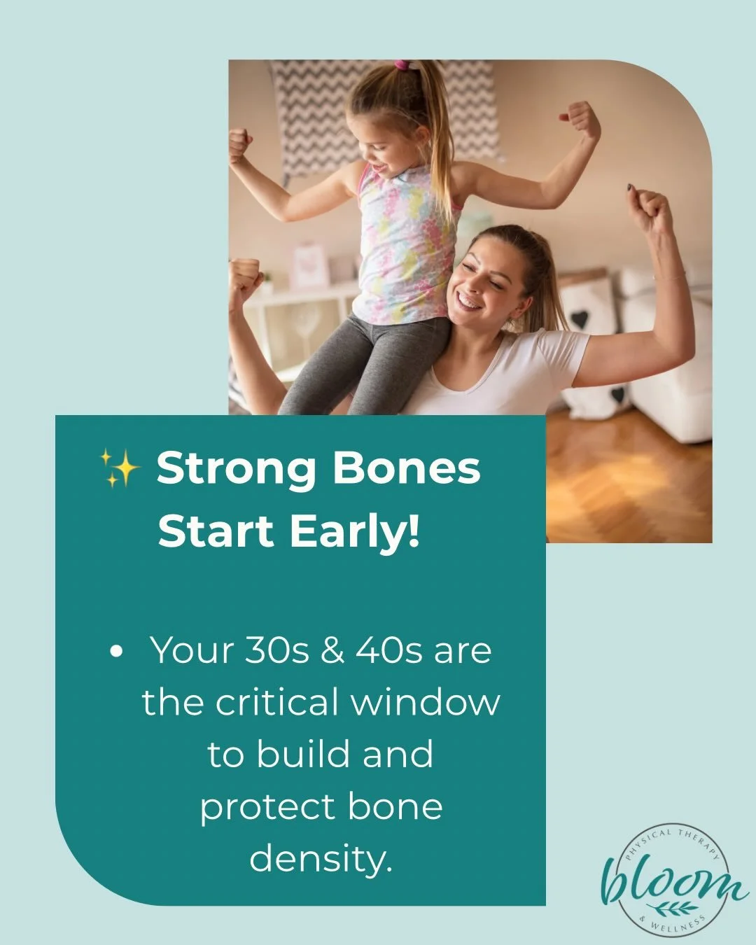 Strong bones don&rsquo;t just happen &mdash; they&rsquo;re built. 💪🏼

Your 30s and 40s are a critical window to build and protect bone density, especially during postpartum recovery and perimenopause when hormone shifts can accelerate bone loss.

P