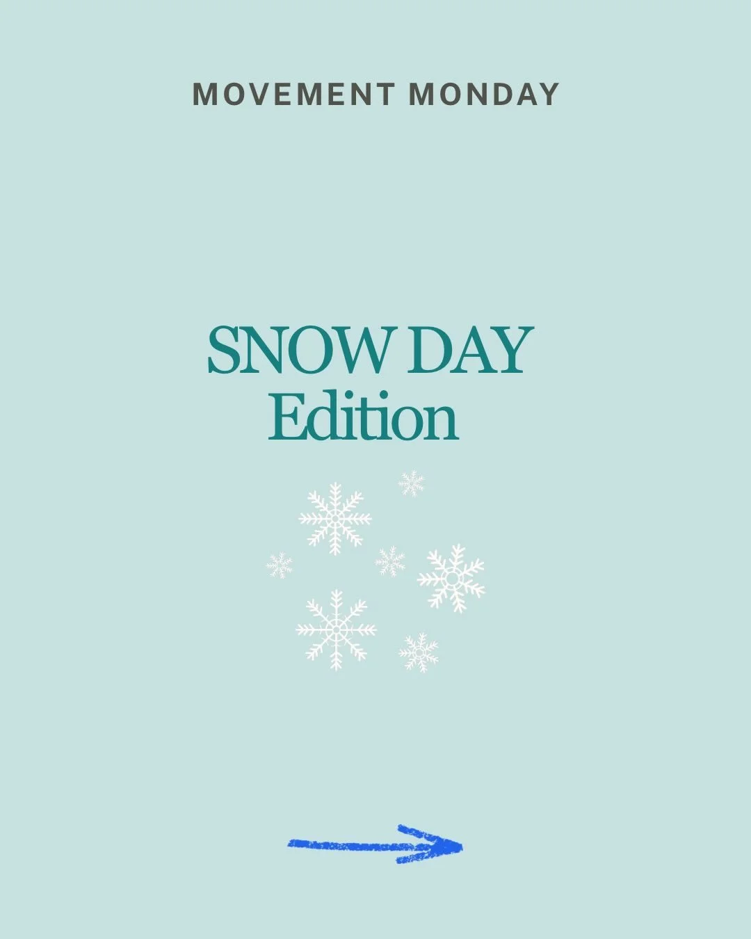 ❄️ Movement Monday: Snow Day Edition ❄️

We&rsquo;re taking a little break from our regularly scheduled pregnancy squat series for something just as important&hellip;

REAL LIFE MOVEMENT!

Climbing snow piles.
Digging tunnels.
Rolling, crawling, squa