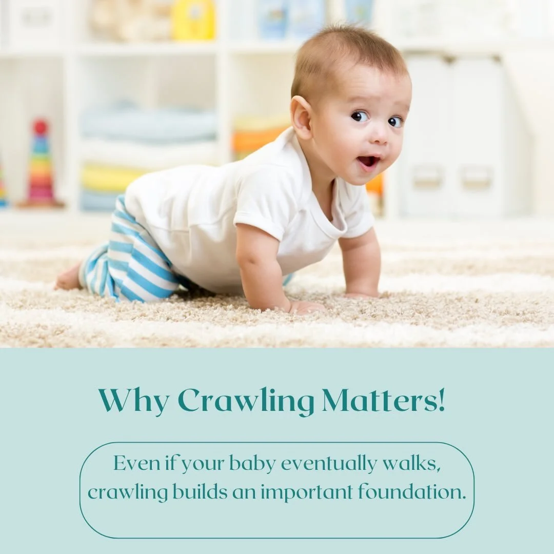 Crawling isn&rsquo;t just a milestone&mdash;it&rsquo;s a foundation for strength, coordination, and brain development. 🧠💪🏻

Through crawling, babies build core stability, shoulder strength, balance, and cross-body coordination (among many other th