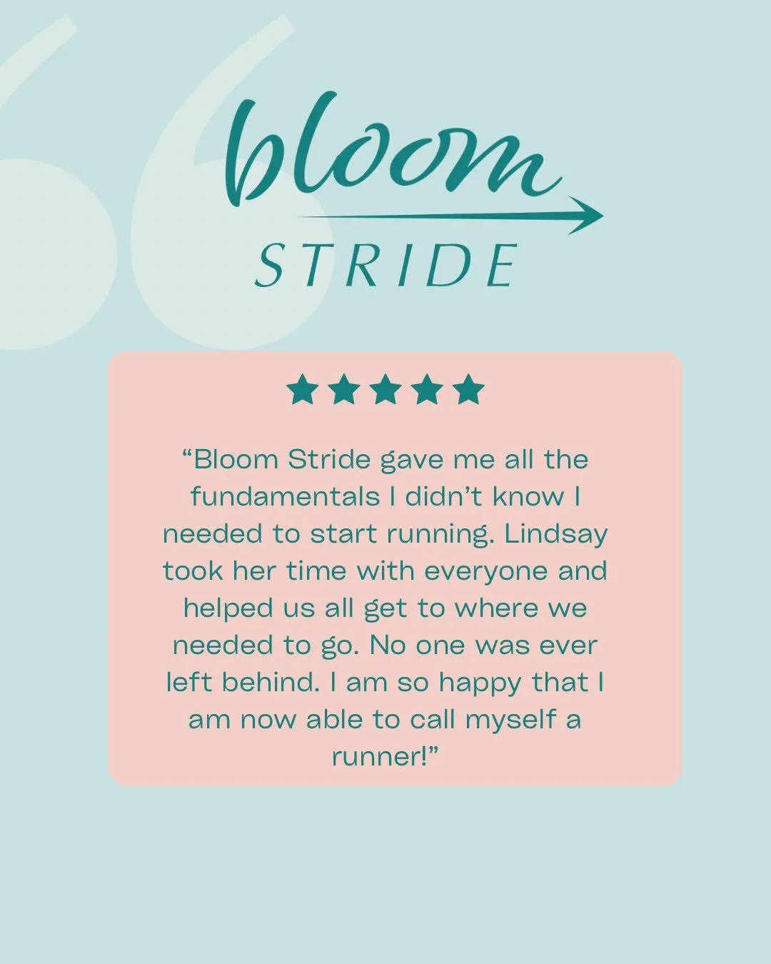 The heart of Bloom Stride! 🩷
Our summer session is filling quickly and registration will be coming to a close! Join us in two weeks (first session, Sat 6/20/26) to experience community, growth, movement and confidence! Can&rsquo;t wait to see you th