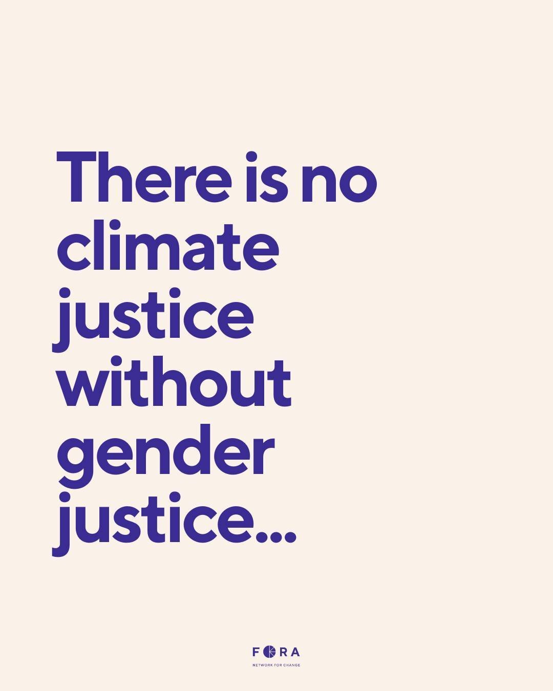 How are gender equity, youth leadership, and climate justice connected? That's what we're thinking about ahead of #EarthDay! 🌏 

We know there can be no climate justice without gender justice... &amp; no climate justice without youth leadership.

Sw