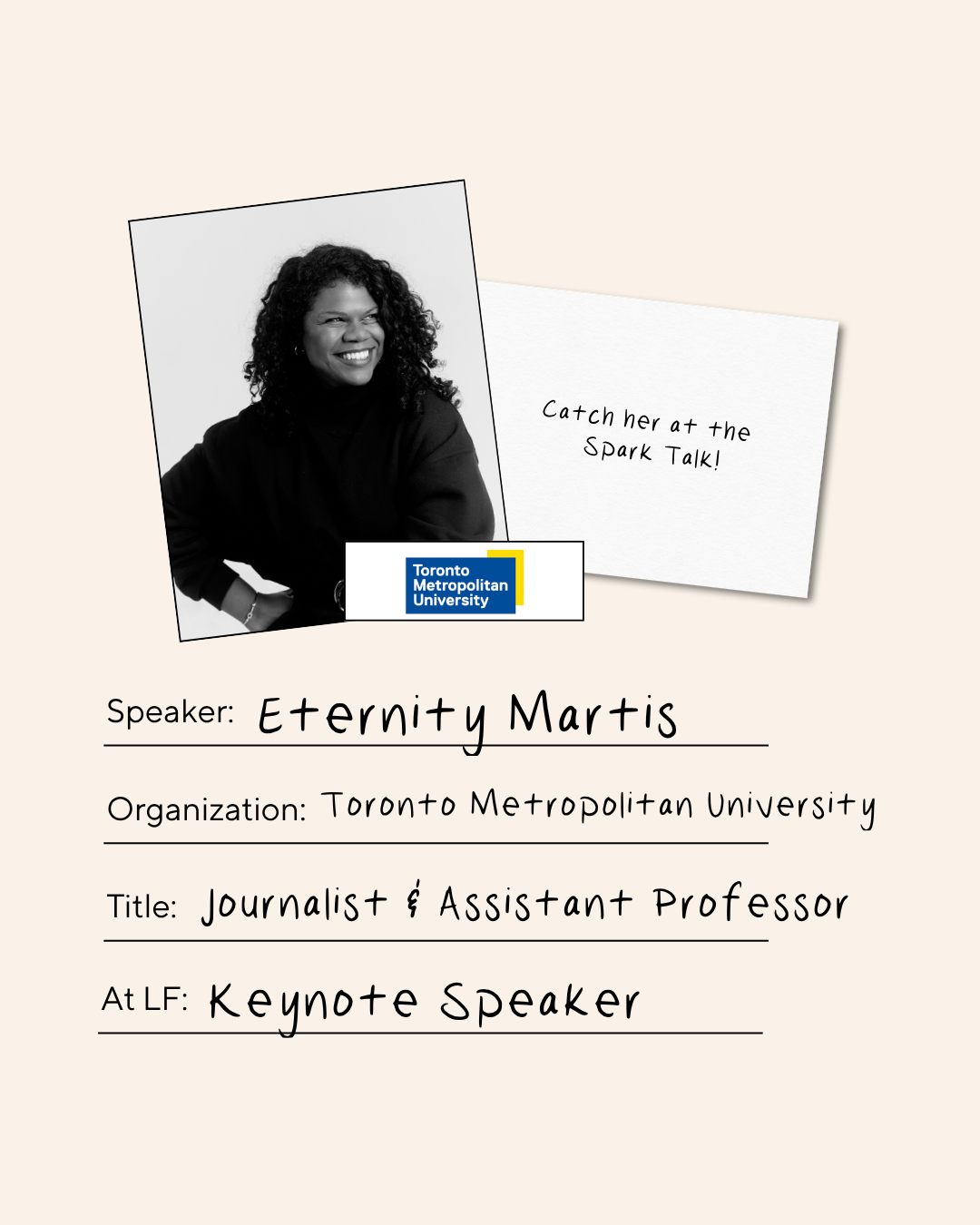 Eternity Martis, Toronto Metropolitan University (TMU), Assistant Professor & Journalist