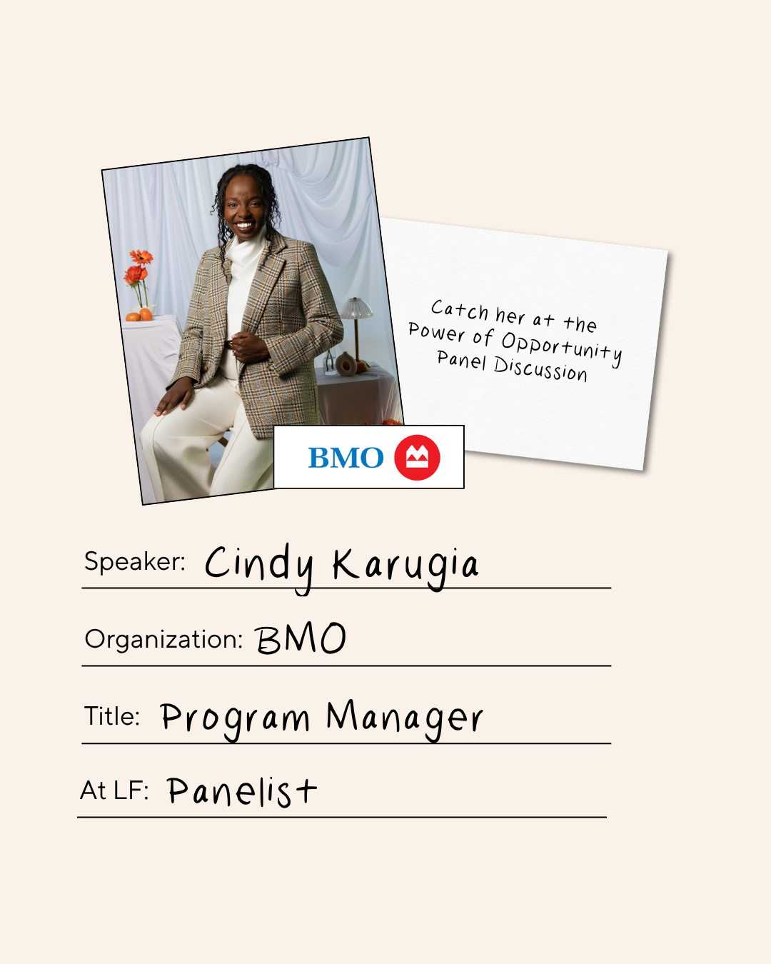 Cindy Karugia, BMO, Regional Program Manager