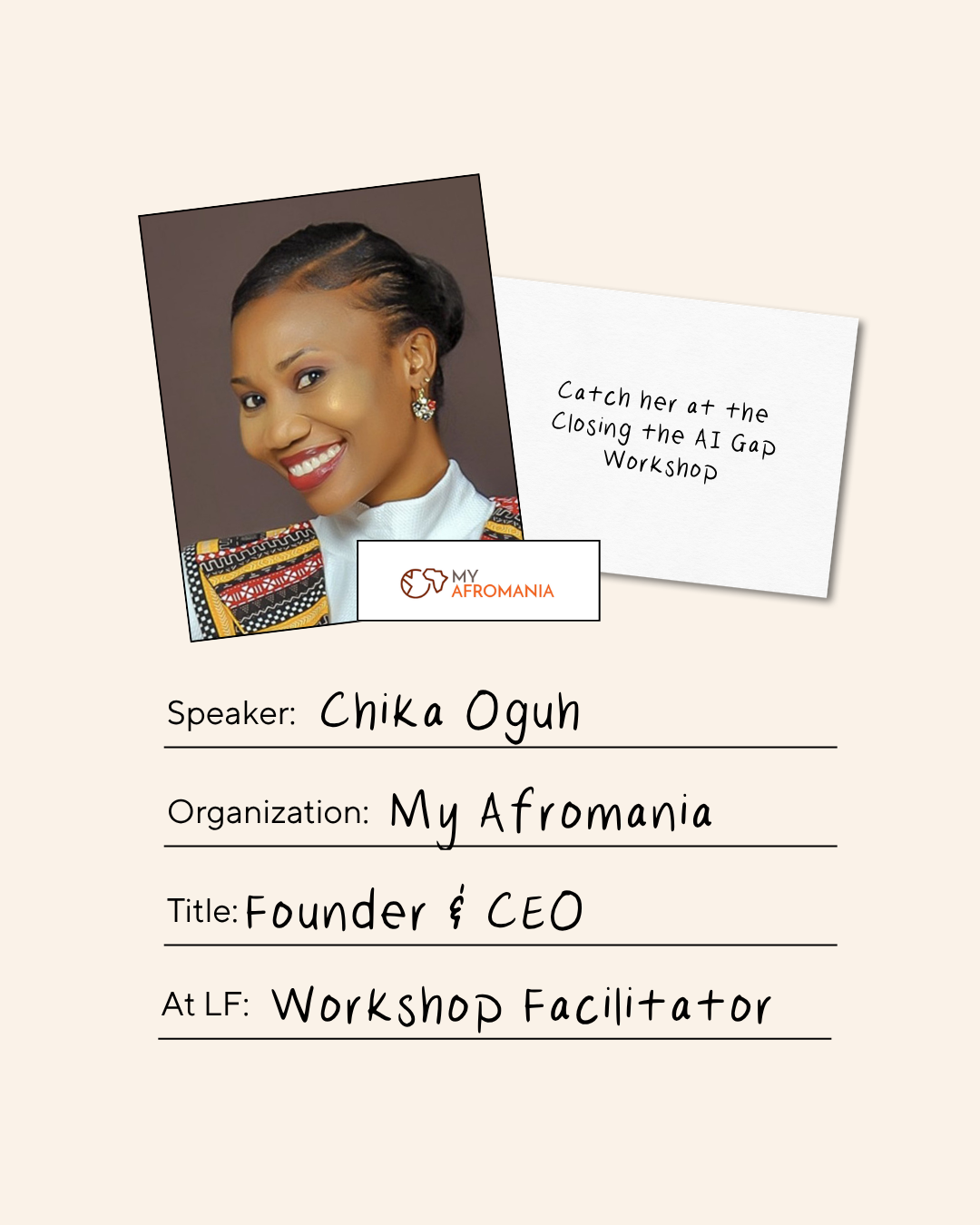 Chika Oguh, My Afromania, Founder & CEO