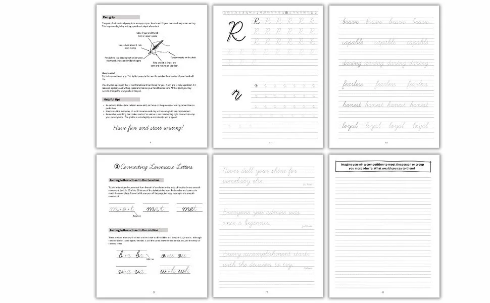 Cursive Writing For Teens Printables