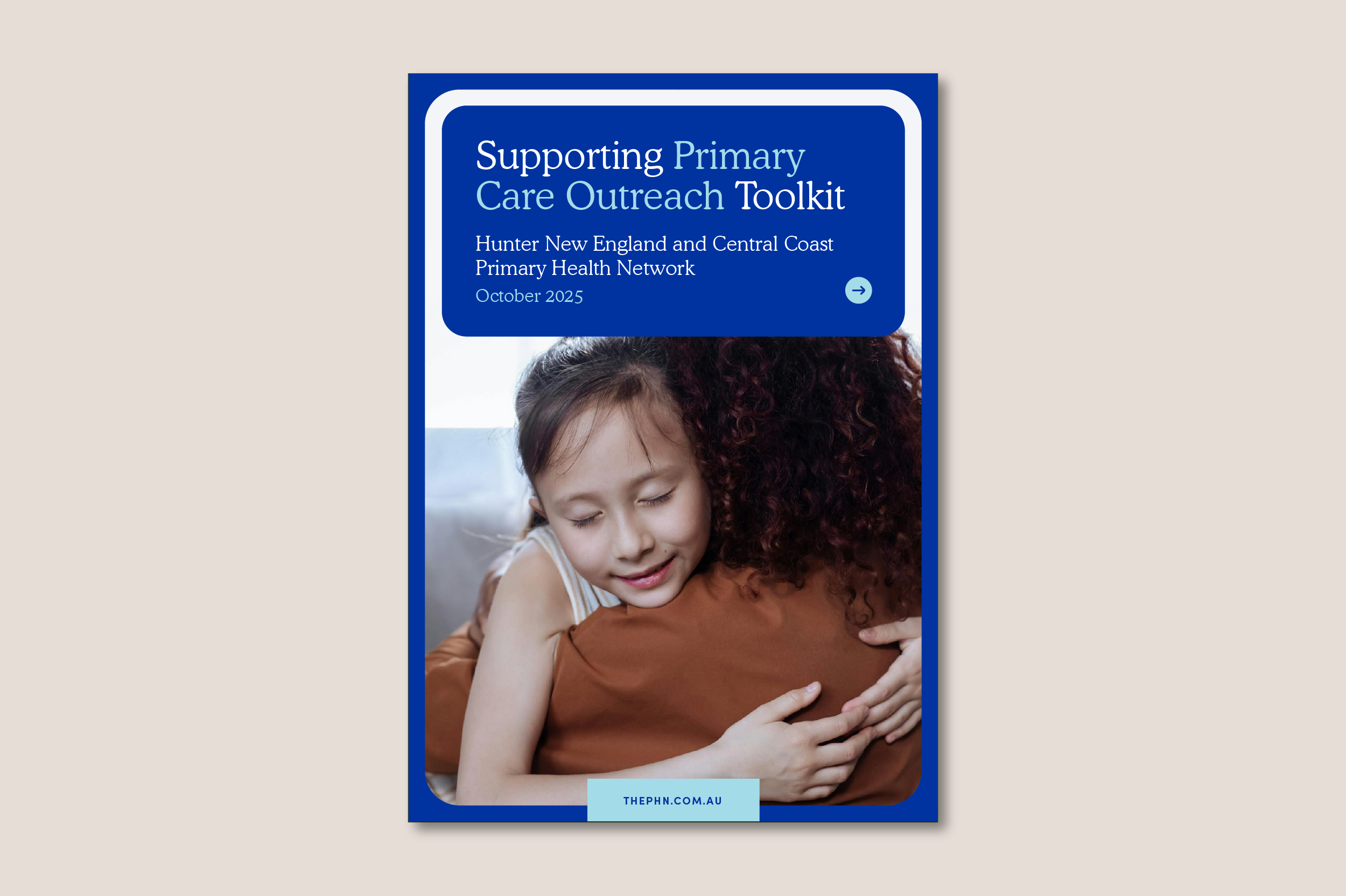 Front cover of the Supporting Primary Care Outreach Toolkit
