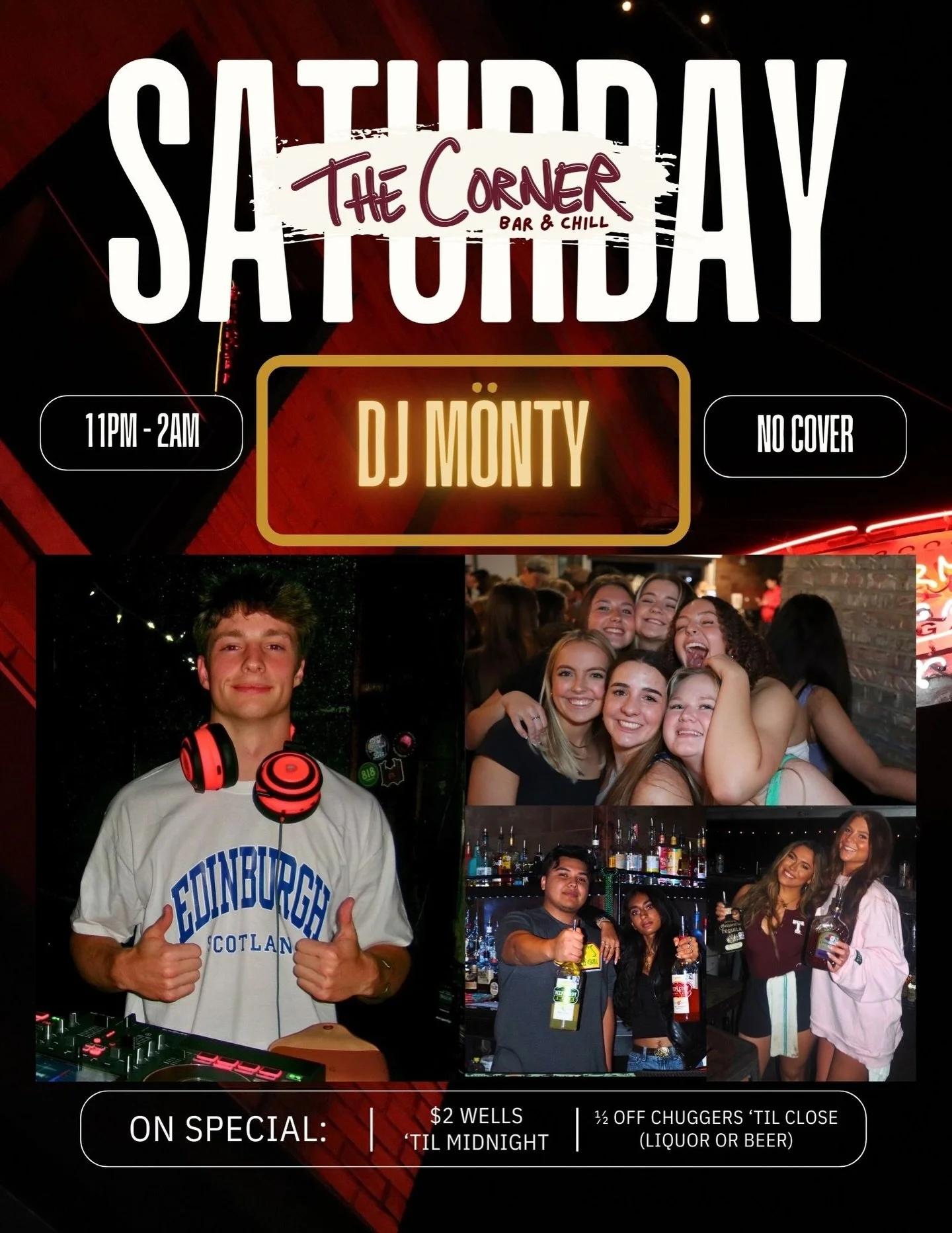 Specials on a Saturday &amp; music by @jude_monter. Let&rsquo;s have ourselves a night 🤑