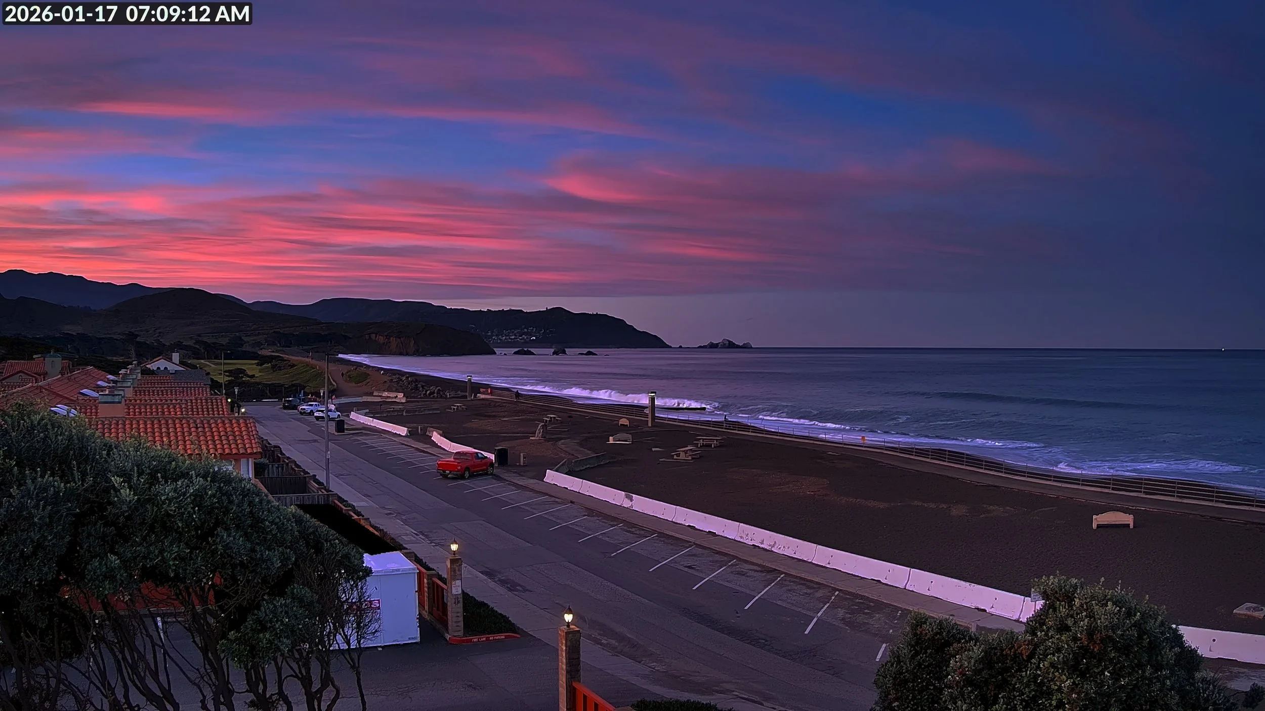 Sunrise and Jupiter setting Timelapse, Pacifica 1/17/26