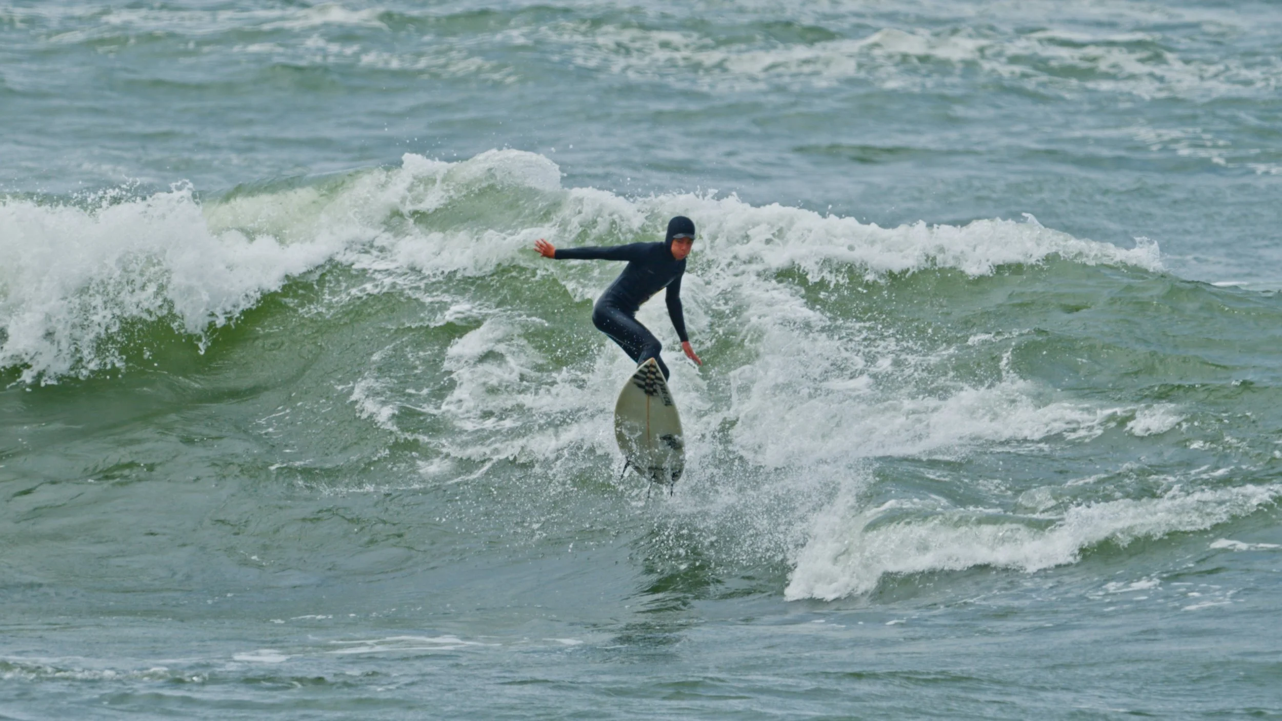 Surfing the Rocks at Rockaway Beach, Pacifica CA 5/3/26