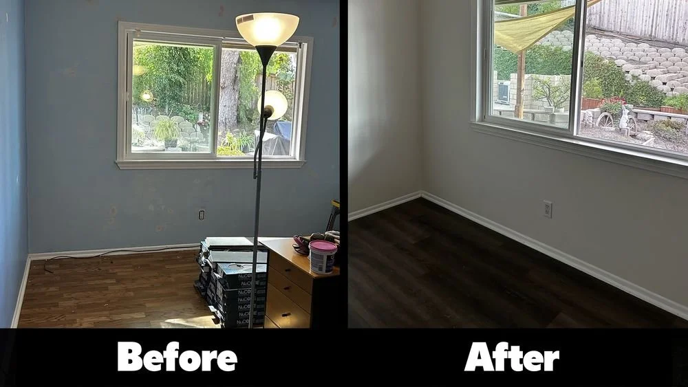 Room remodel (Paint, floors)