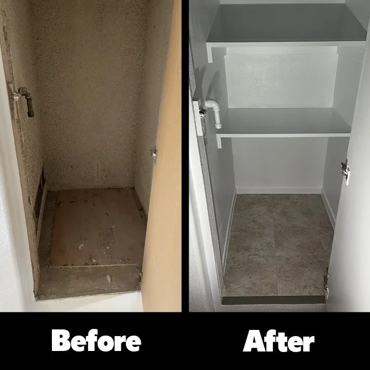 Water heater closet conversion