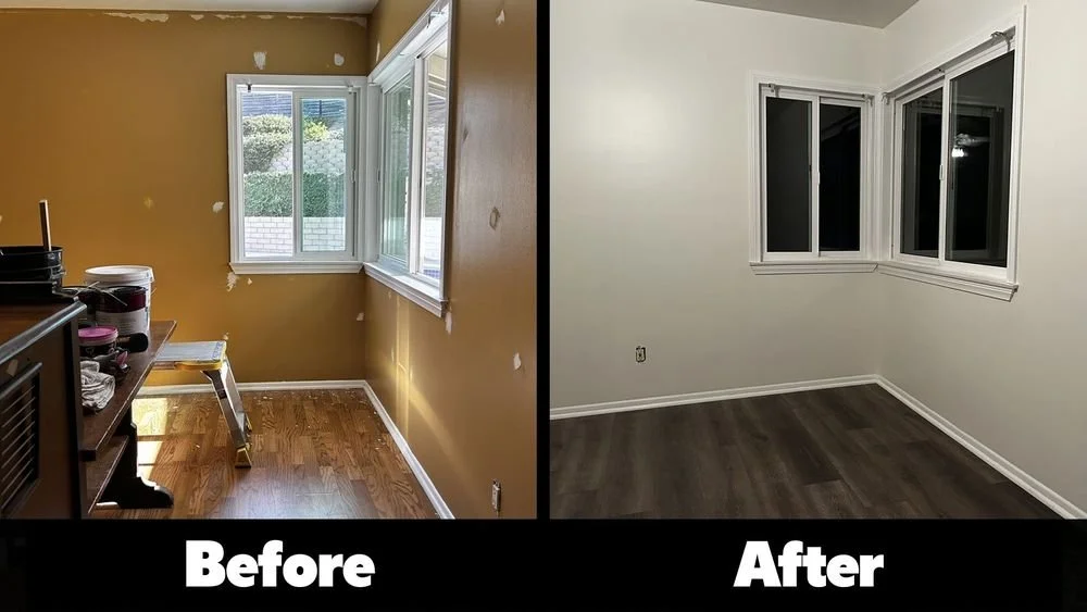 Room remodel (Paint, floors)