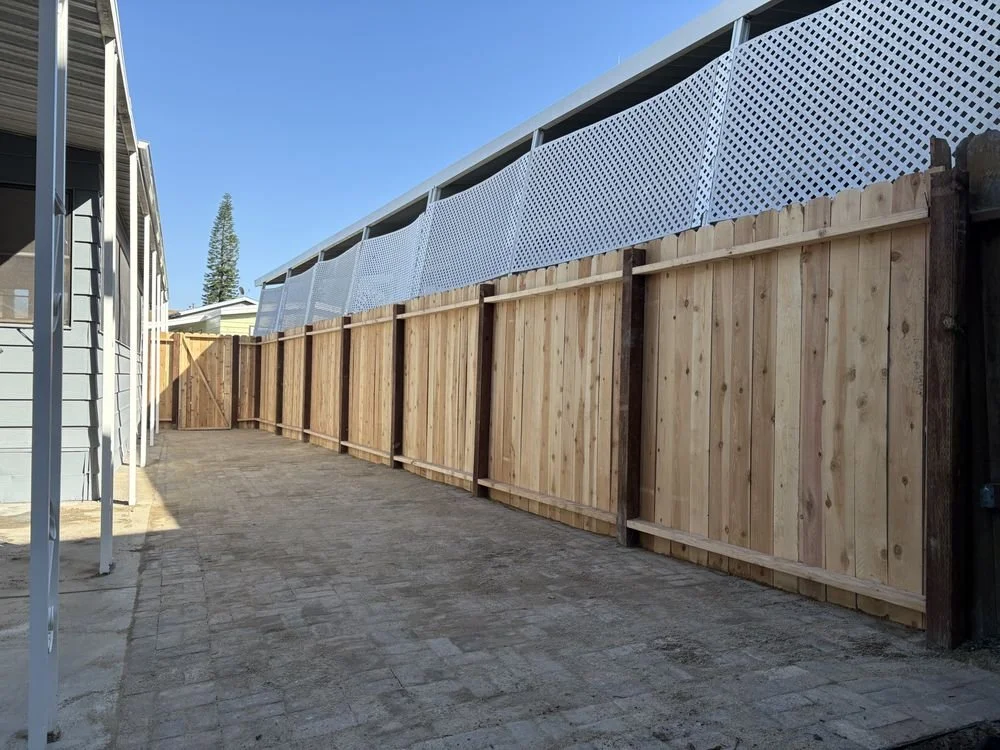 Back yard remodel (Fence, gate, pavers)