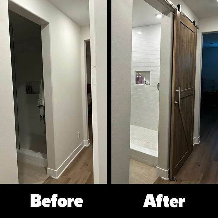 Barn door installation