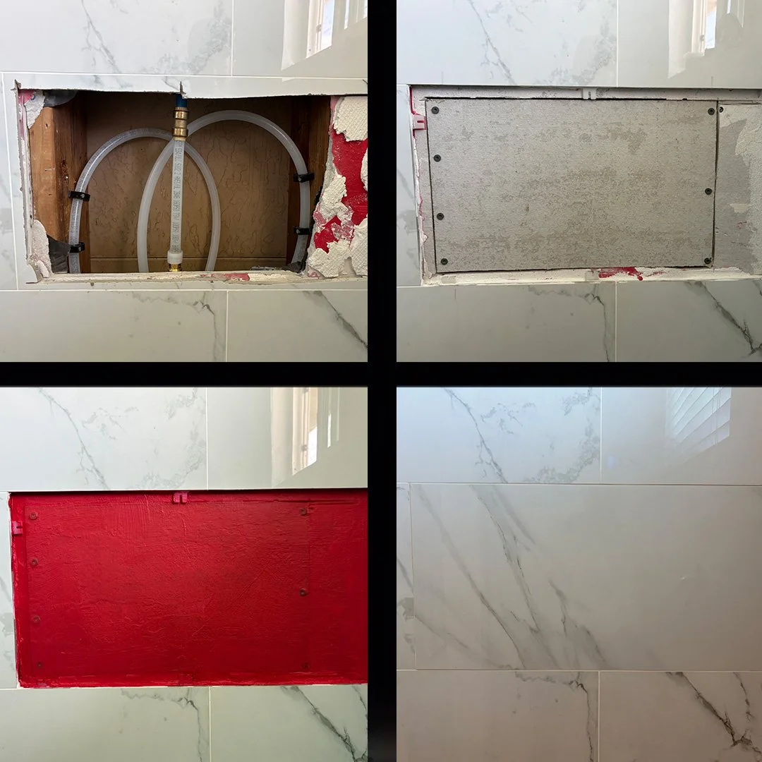 Shower tile replacement