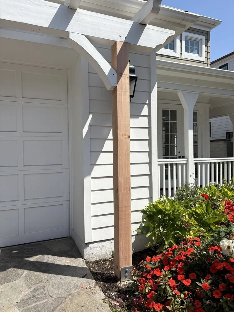 Pergola post replacement