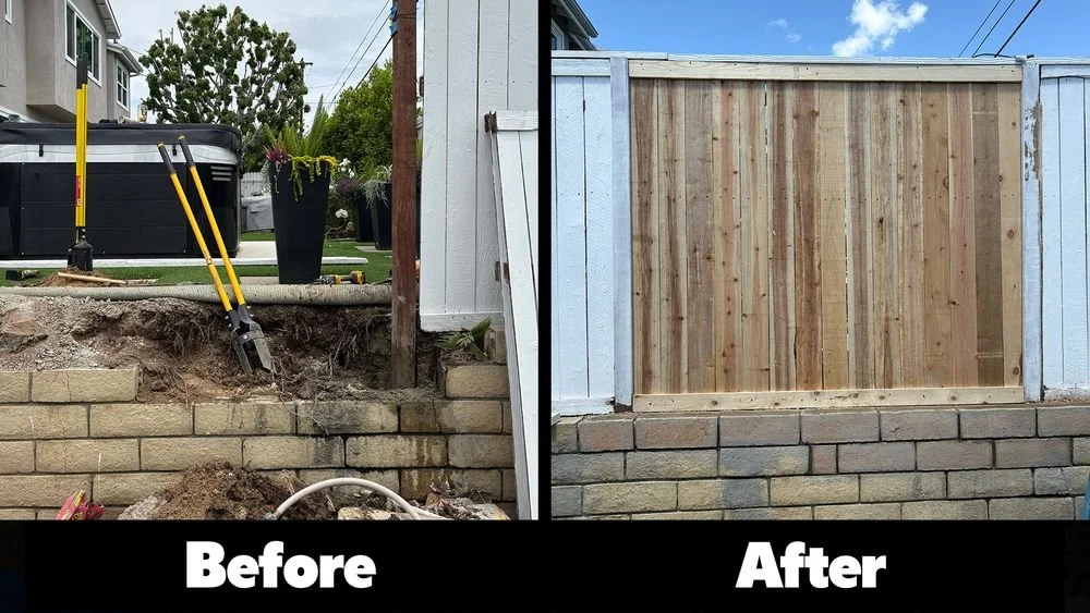 Block wall and fence repair