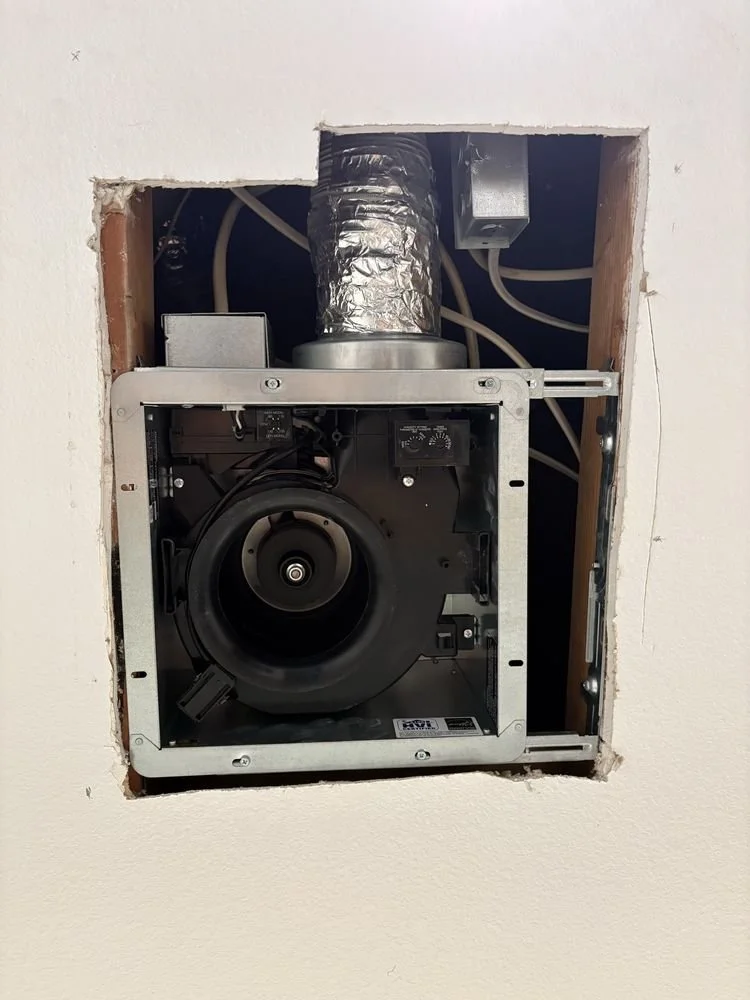 Bath fan installation