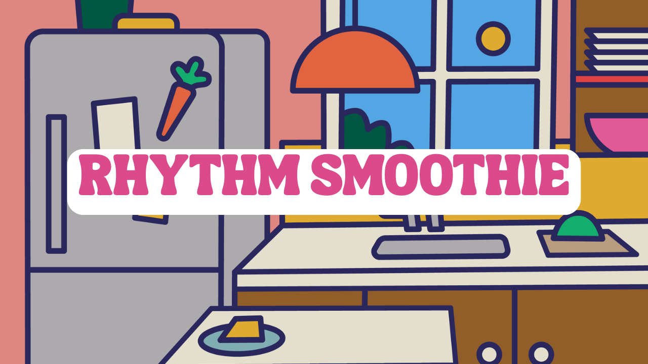 A rhythm-themed reading activity where students clap syllables, sort words by beats, and sequence instructions to build rhythm and reading skills.