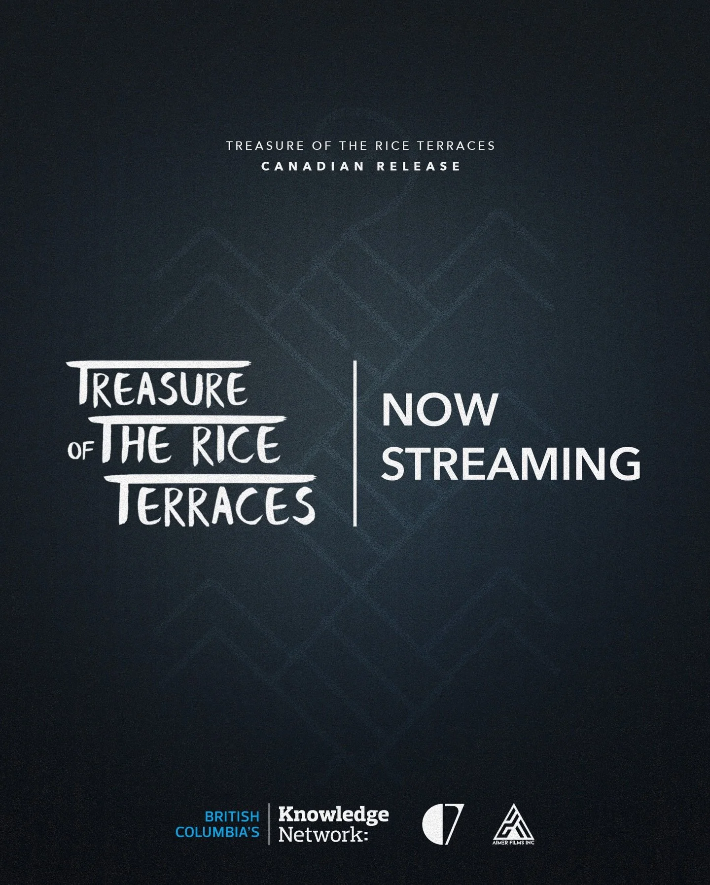 It&rsquo;s here! 🎥 Treasure of the Rice Terraces has reached a huge milestone and is NOW STREAMING on @knowledgenetwork 

This journey has been years in the making, and we are so excited to finally share it with you.

🇨🇦 IN CANADA: You can stream 