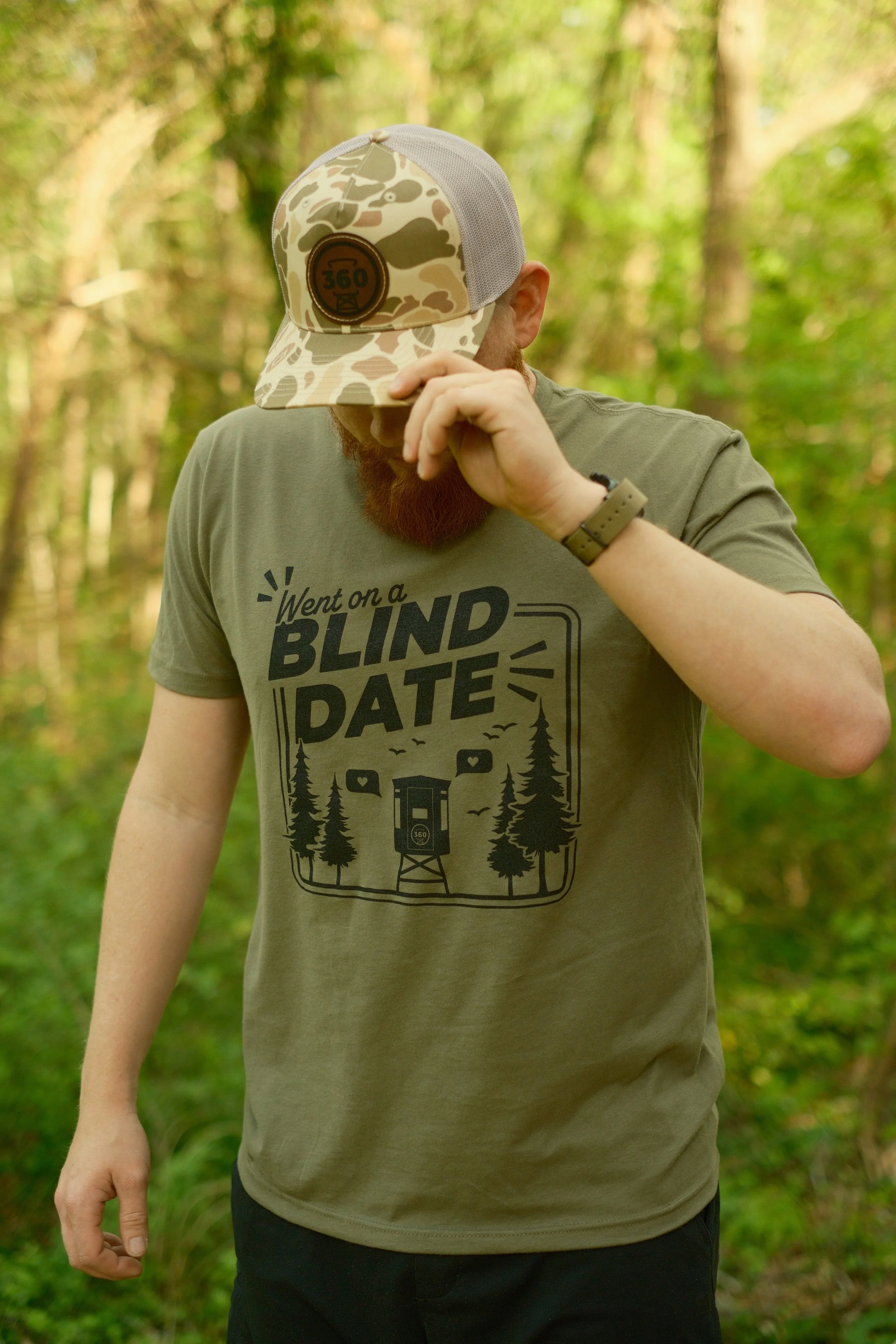 Blind Date Forest Green T-Shirt