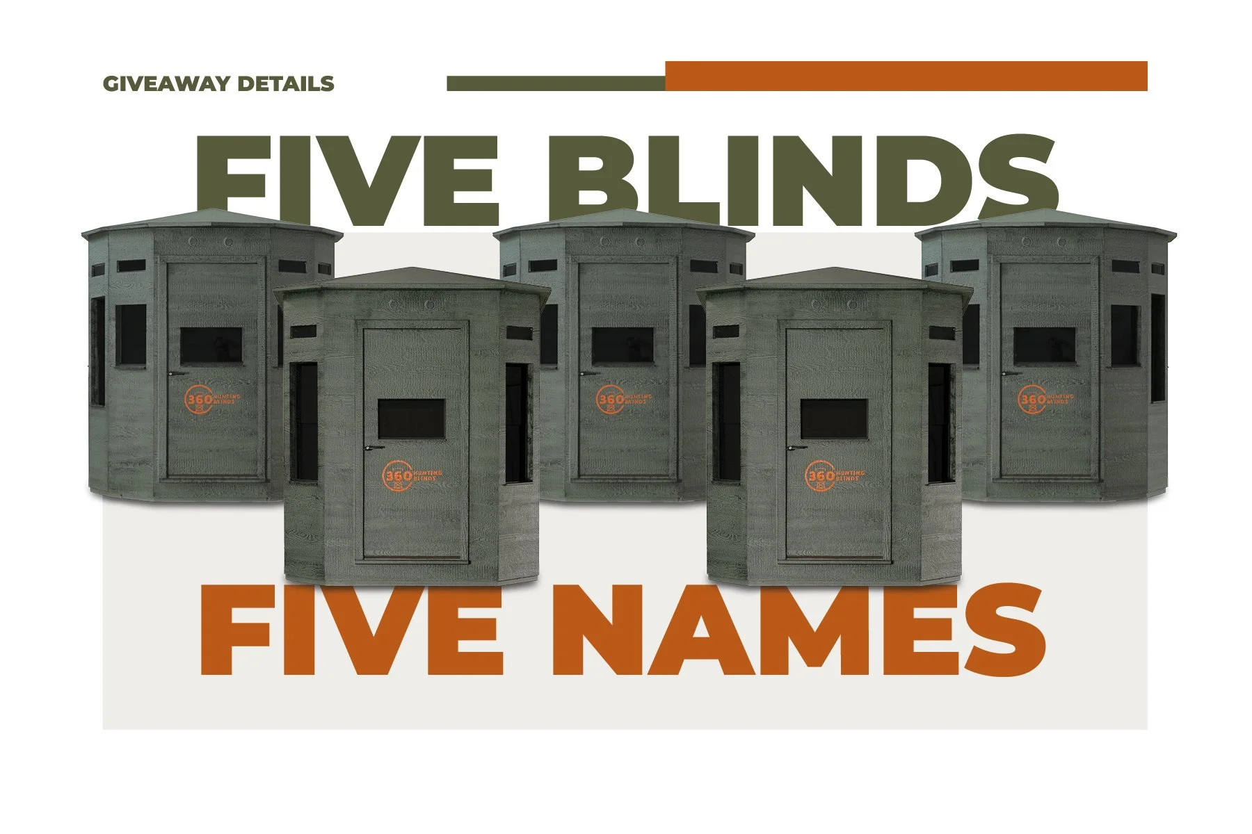 February 2026 - 5 Blinds 5 Names Giveaway!