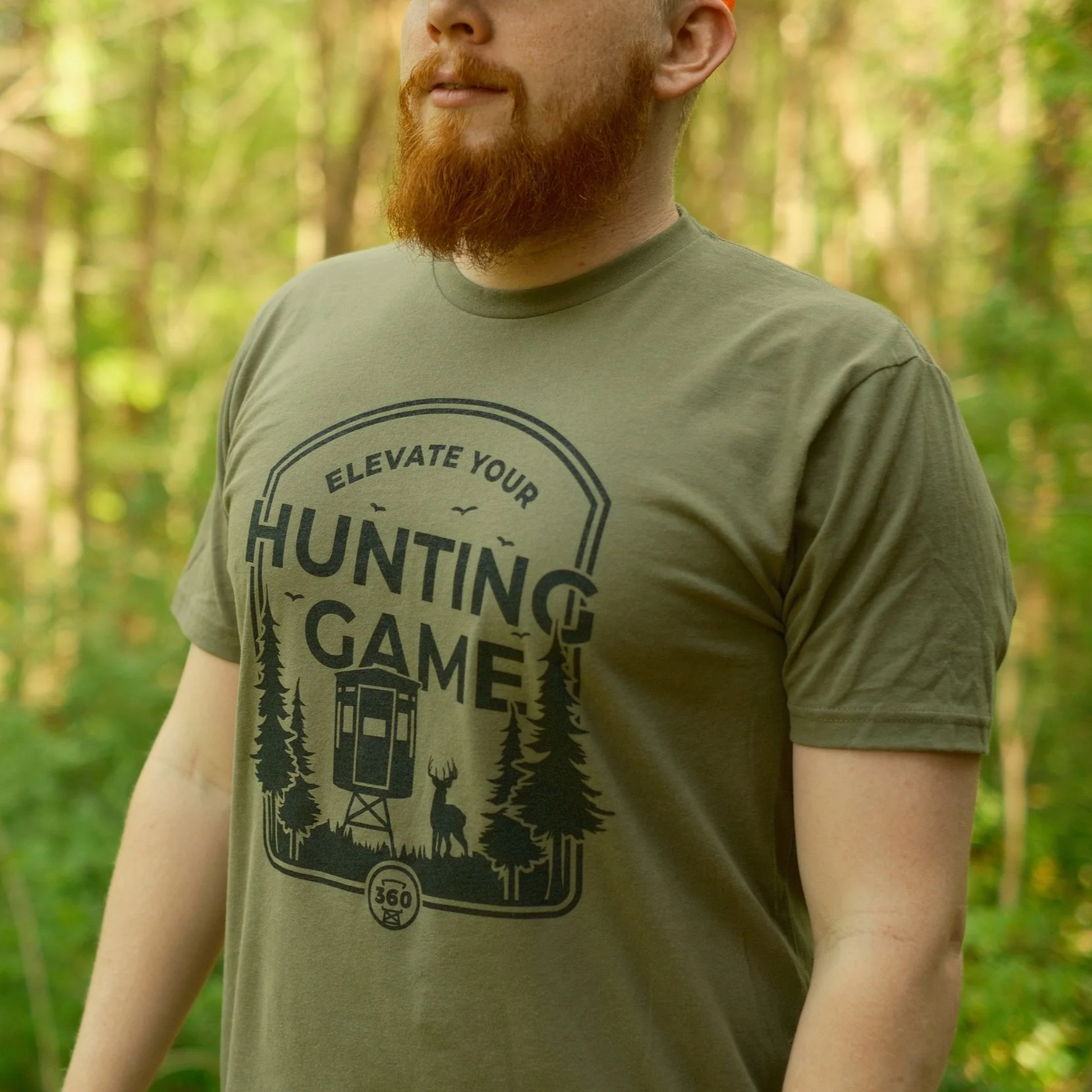 Elevate Forest Green T Shirt