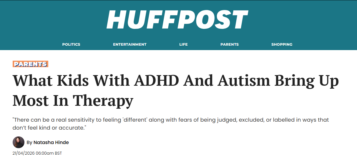 HuffPostUK Emotions in Child Development ft. Belinda Gidman-Rowse, Counsellor & Psychotherapist