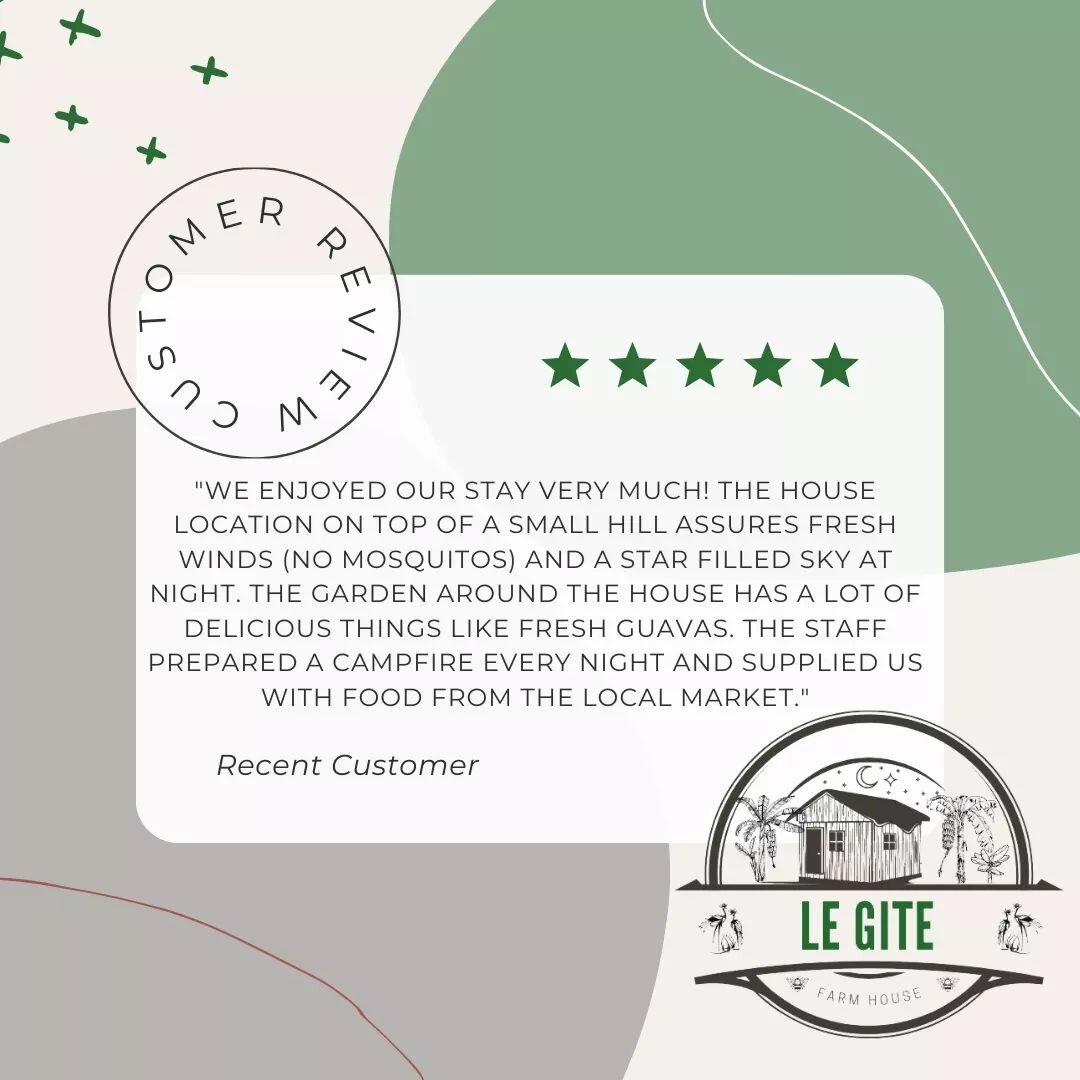 To read more reviews, please head over to our website. 

www.le-gite-community.com 

#affordableaccommodation #airbnb #pearlofafrica #review #feedback #happyguests #travel #bucketlisttravel #inthewid #breathinbreathout #queenelizabethnationalpark #ky