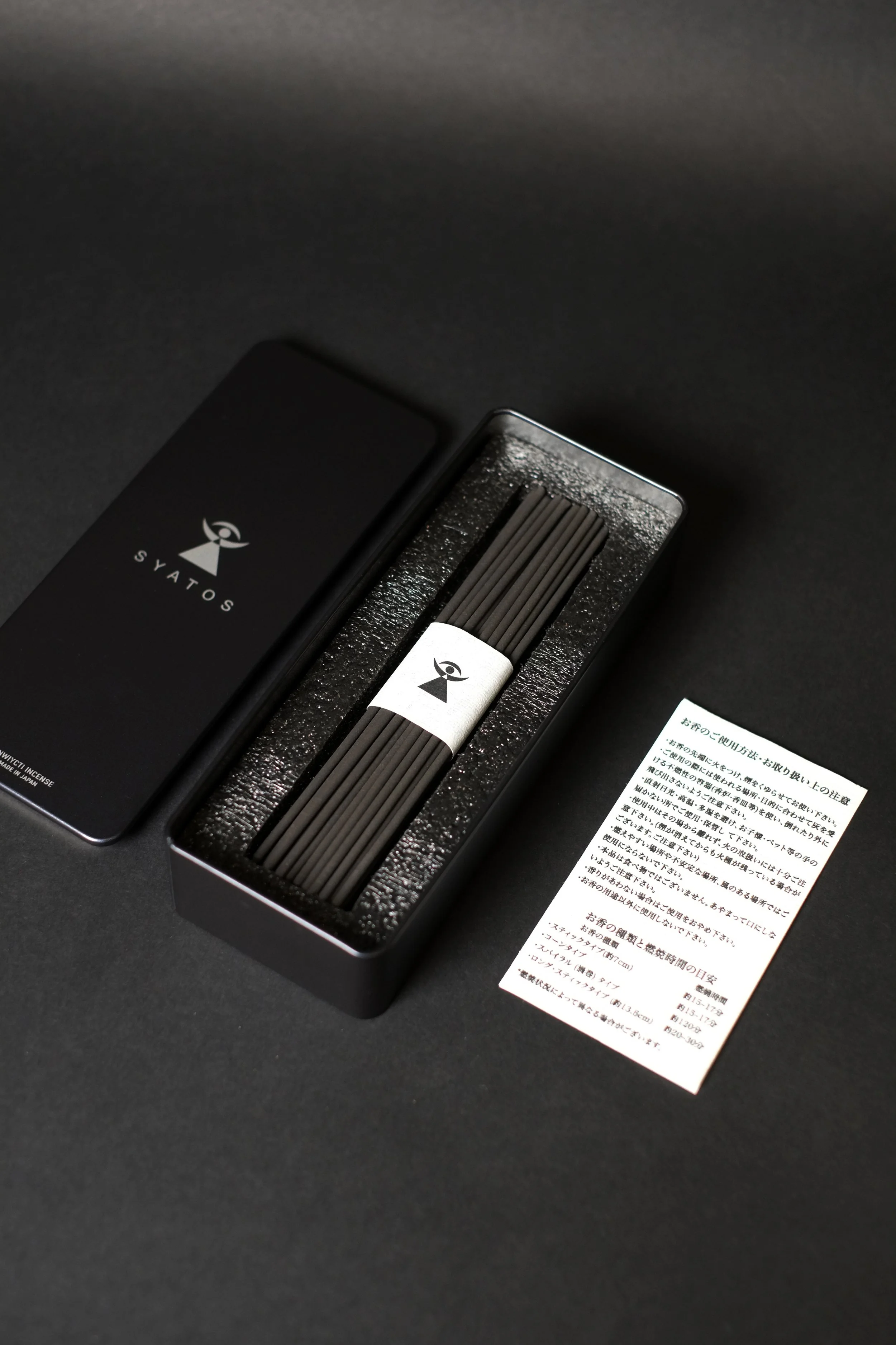 “SYATOS” INCENSE Made In Japan