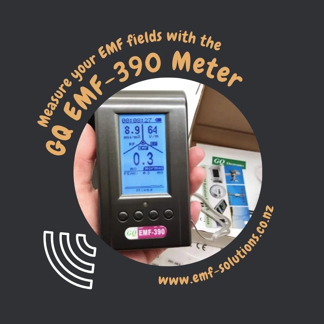 Protect Your Family from EMF Exposure!

Recent research shows higher RF-EMF exposure may affect children&rsquo;s neurodevelopment. 

The GQ EMF-390 Meter helps you monitor magnetic, electric, and radiofrequency fields, including 5G, so you can make i