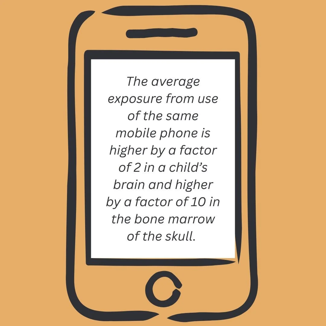 Children are incredibly vulnerable.

The average exposure from use of the same mobile phone is higher by a factor of 2 in a child&rsquo;s brain and higher by a factor of 10 in the bone marrow of the skull. 

Fernandez et al. (2018) found that wireles
