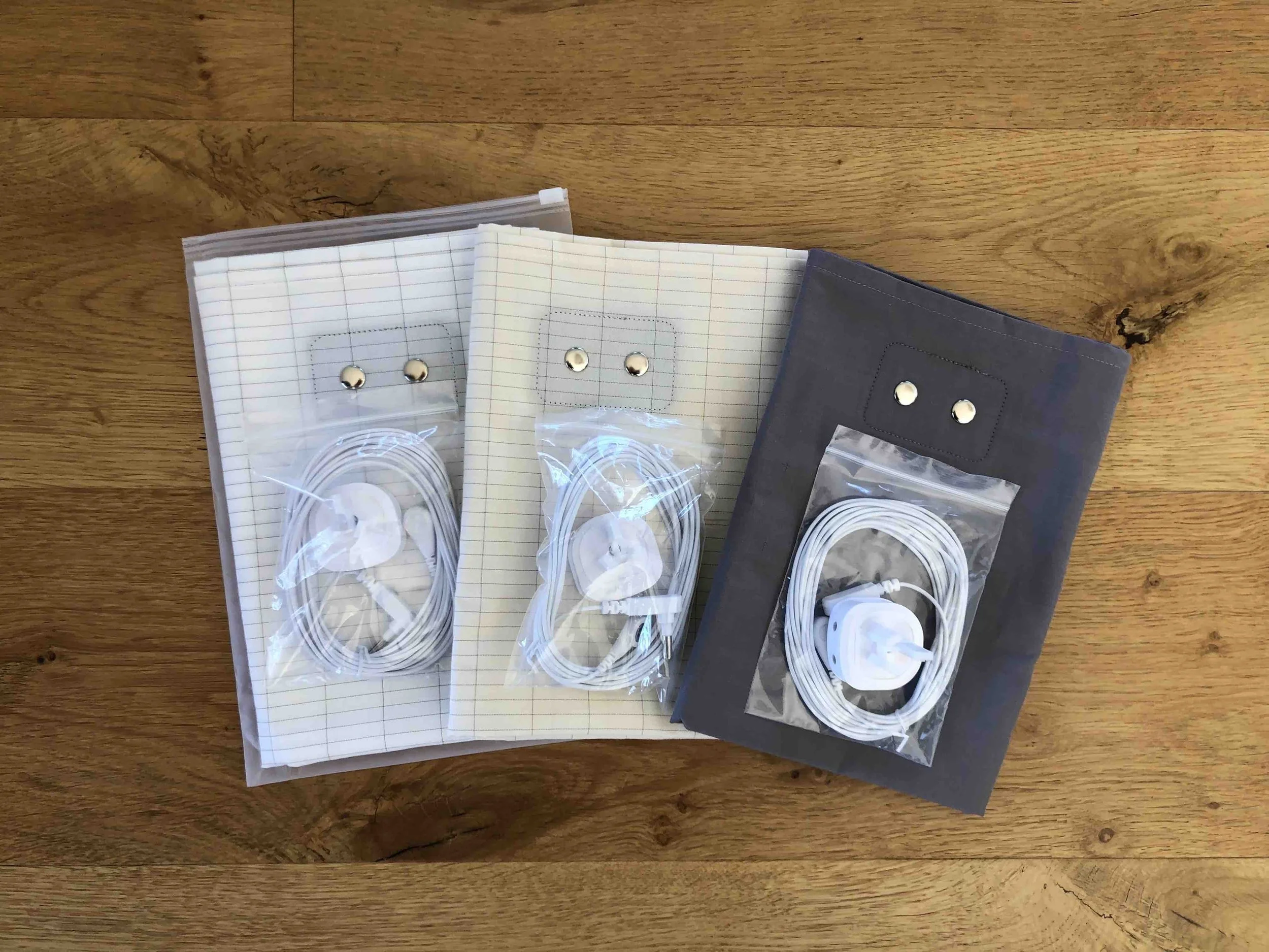 Colour Options for Grounding/Earthing Pillowcases