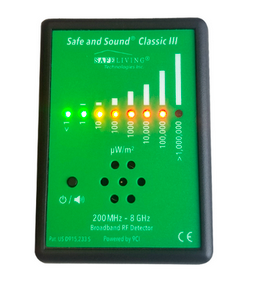 EMF Solutions Classic 3 Radio Frequency Meter Front Face