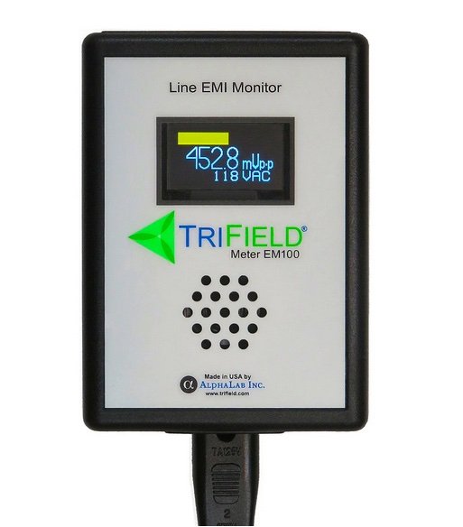 Trifled EM100 Dirty Electricity Meter with Readings on the Screen