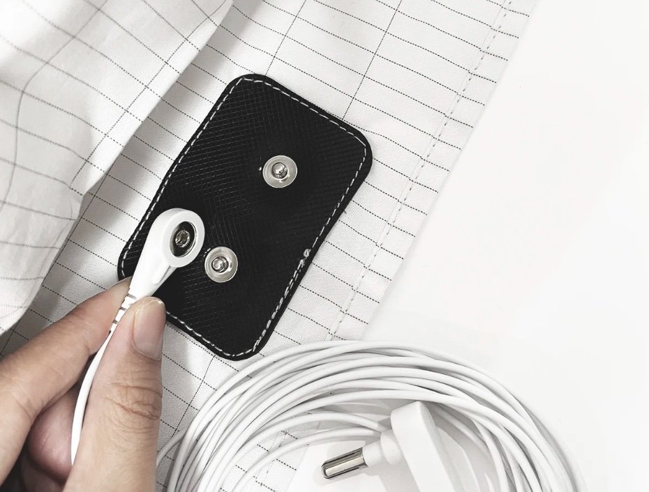Grounding/Earthing Fitted Bed Sheet Connection