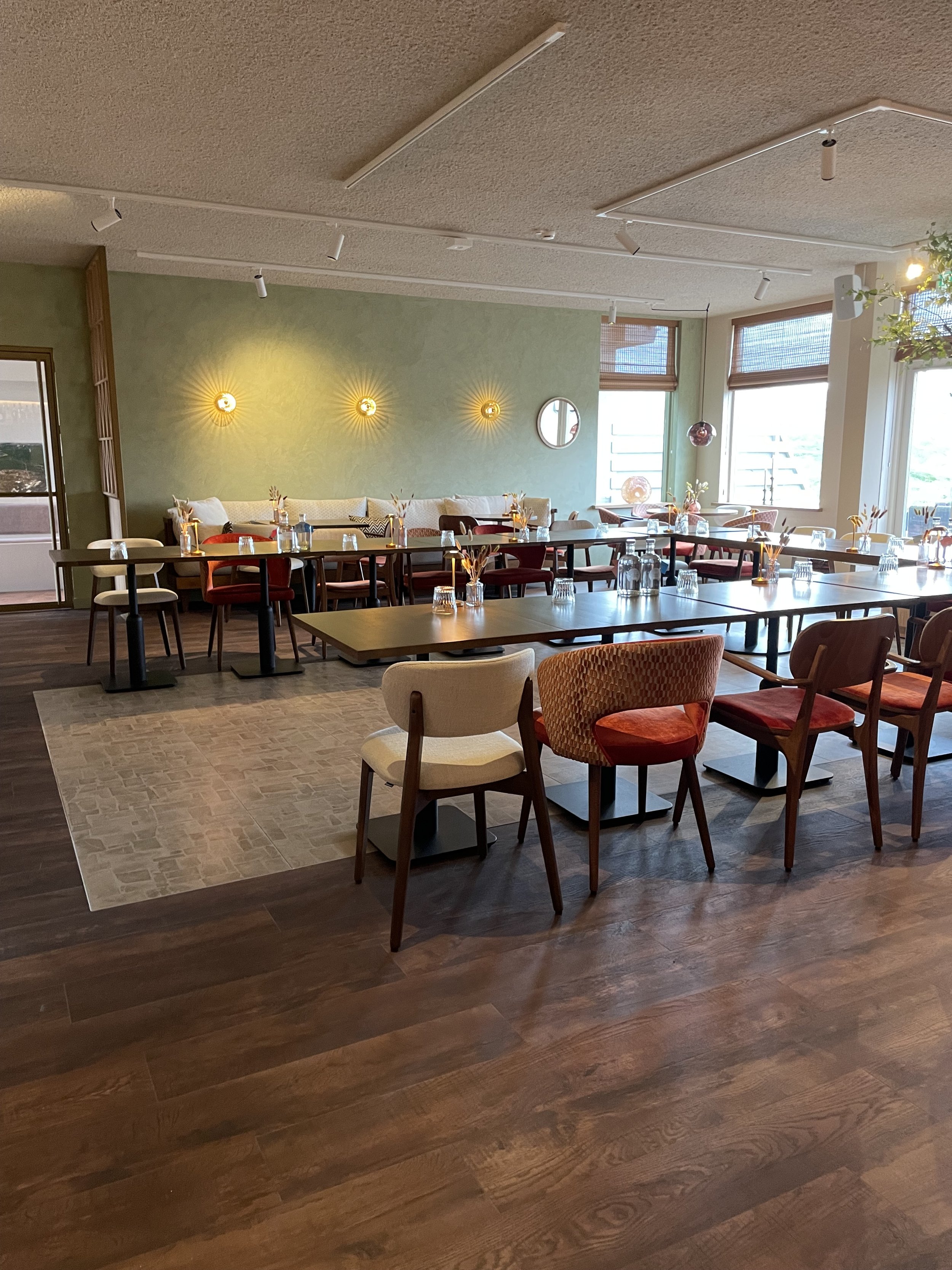 Opstelling Duinzaal vergaderen