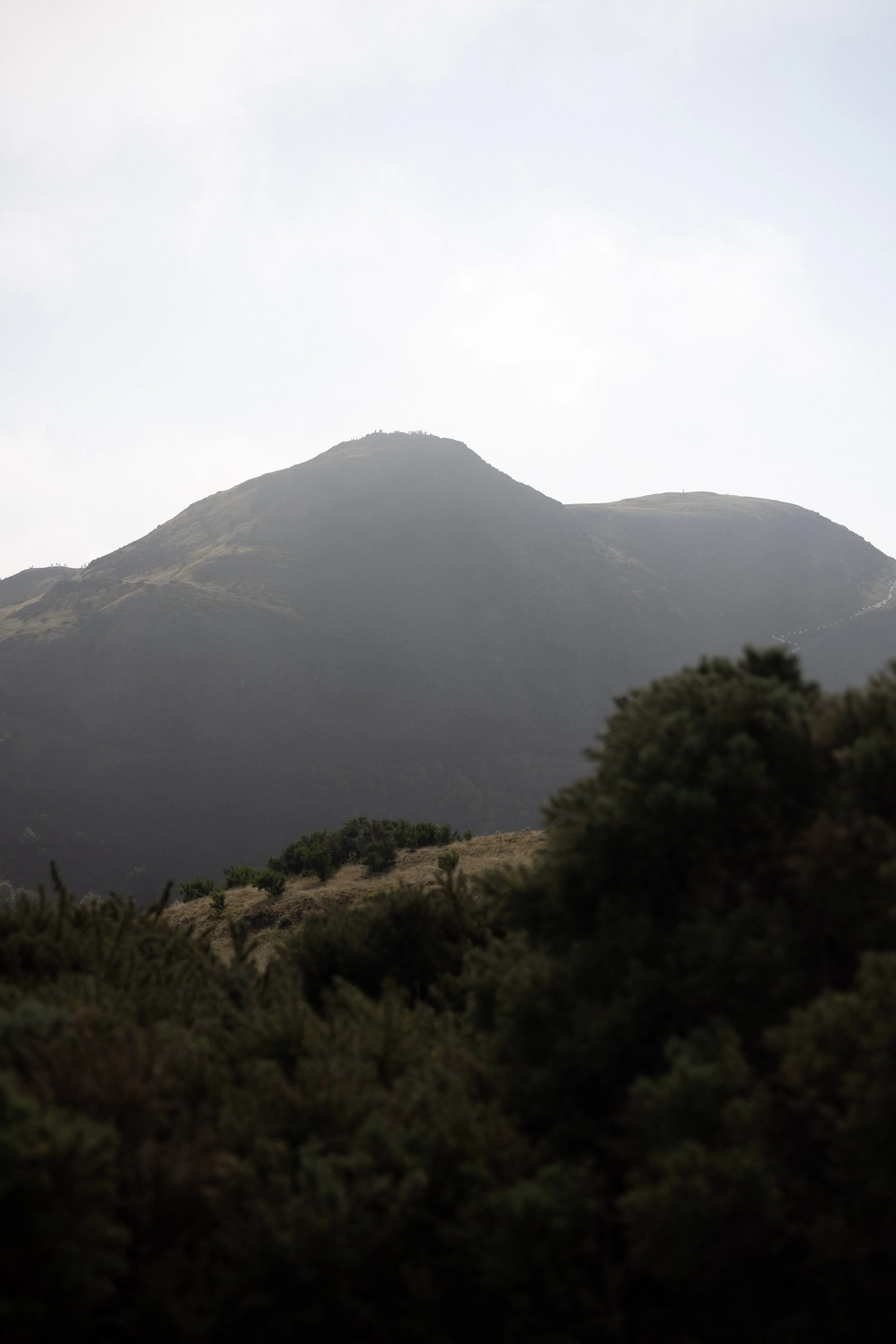 Arthur's Seat on a hazy morning