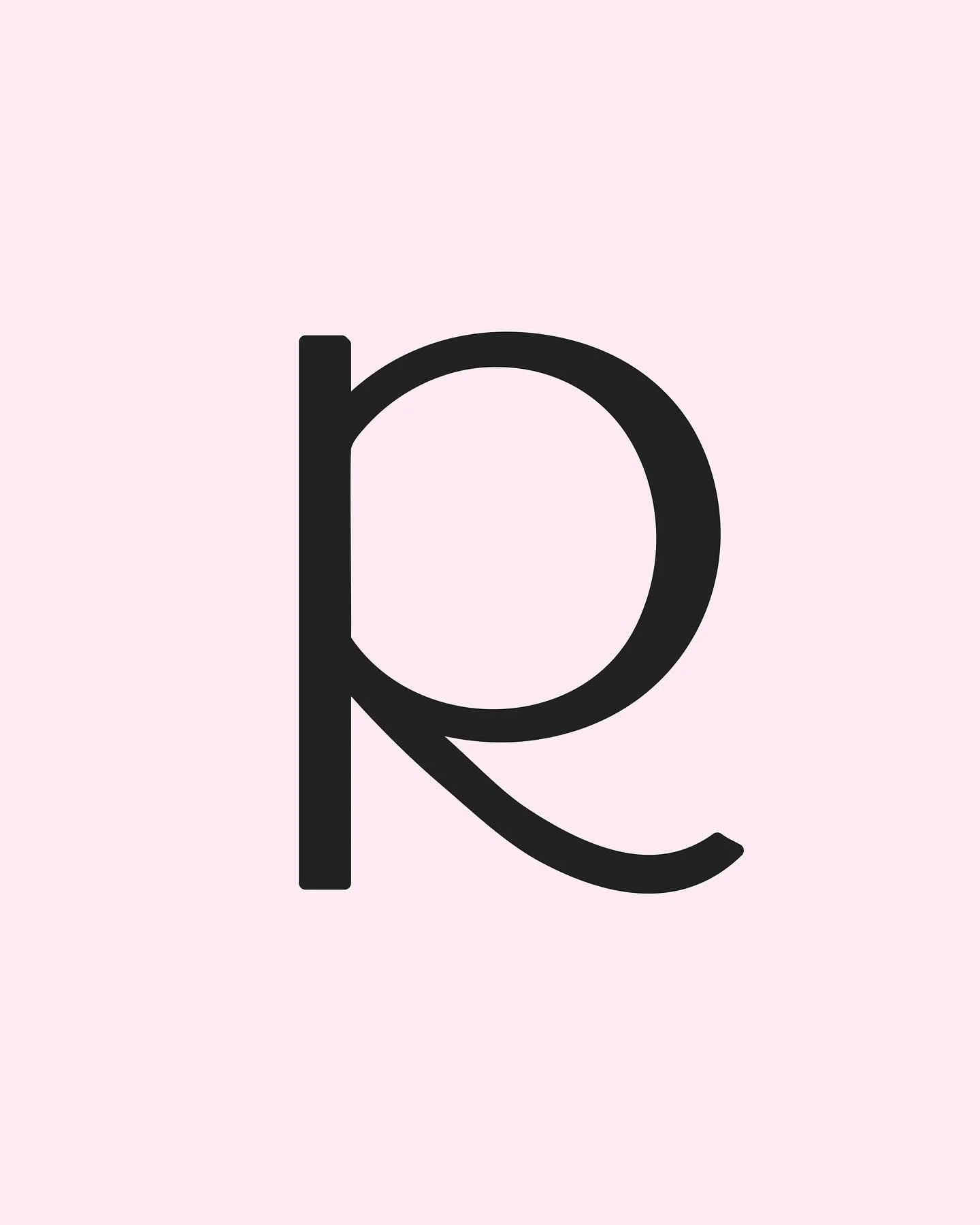 Been working on some custom letterforms for a clients logo &mdash; here shows the R which I&rsquo;m particularly fond of. I always enjoy these small, quiet parts of the process. A few well-placed anchor points can completely change the rhythm of the 