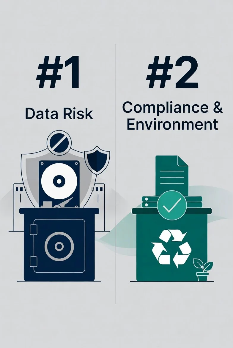 Hard Drives Hold Secrets. We Prioritize Your Data Risk Above All Else.